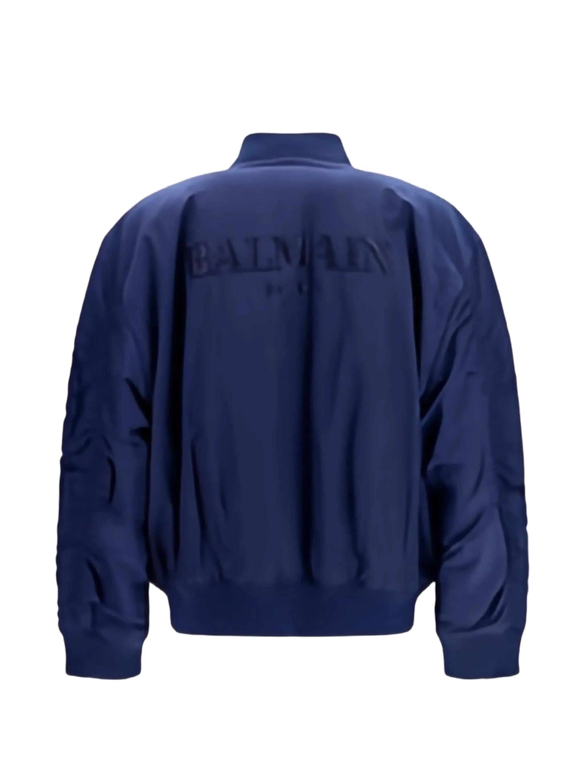 Balmain logo - embroidered bomber jacket