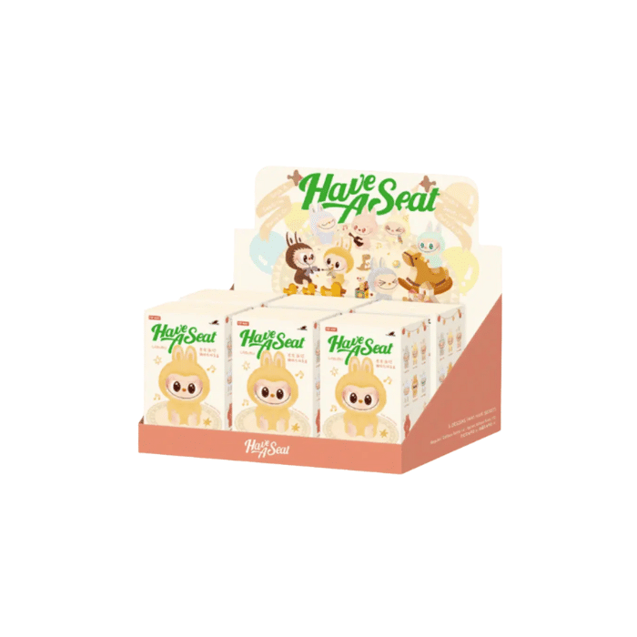 Labubu Pop Mart Labubu The Monsters Have a Seat Vinyl Plush Sealed Case (6 Blind Boxes)