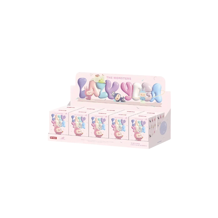 Labubu Pop Mart Labubu The Monsters Lazy Yoga Series Figures Sealed Case (10 Blind Boxes)