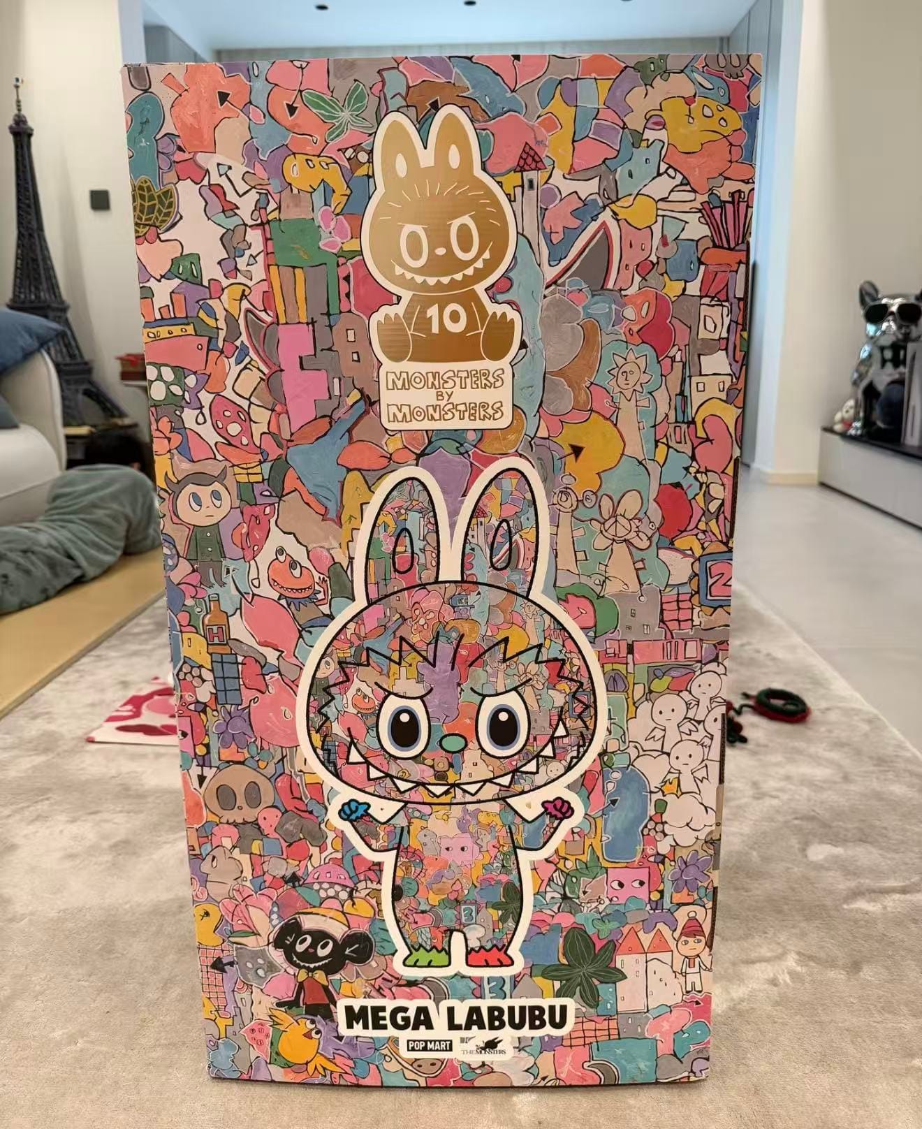Labubu MEGA LABUBU 400% Tenth Anniversary