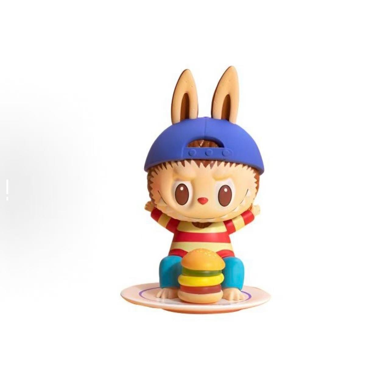 Labubu Zimomo Donut Burger Figurine