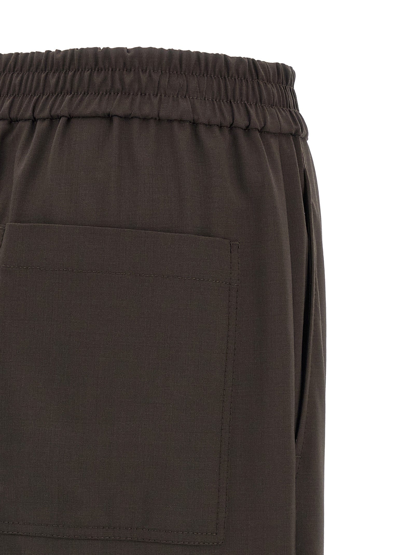 Brunello Cucinelli Virgin Wool Casual Women's Pants