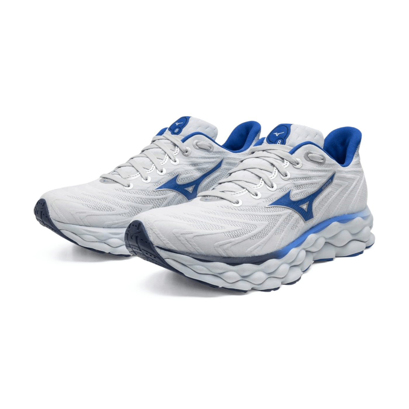 Mizuno Wave Sky 8 Wide 2E Running Shoe Plein Air - Laser Blue