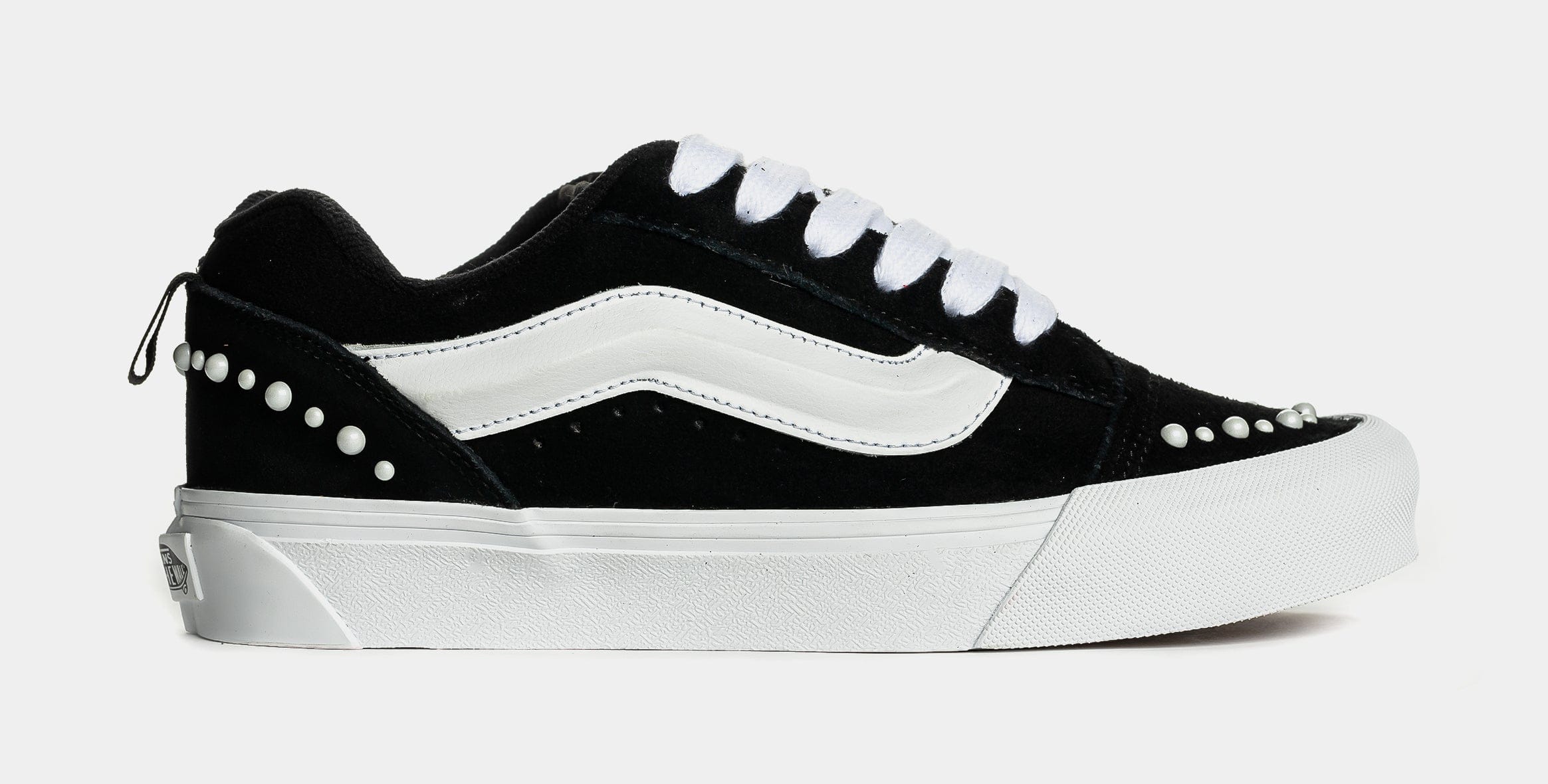 Vans Knu Skool Mens Lifestyle Shoes (Black/White)