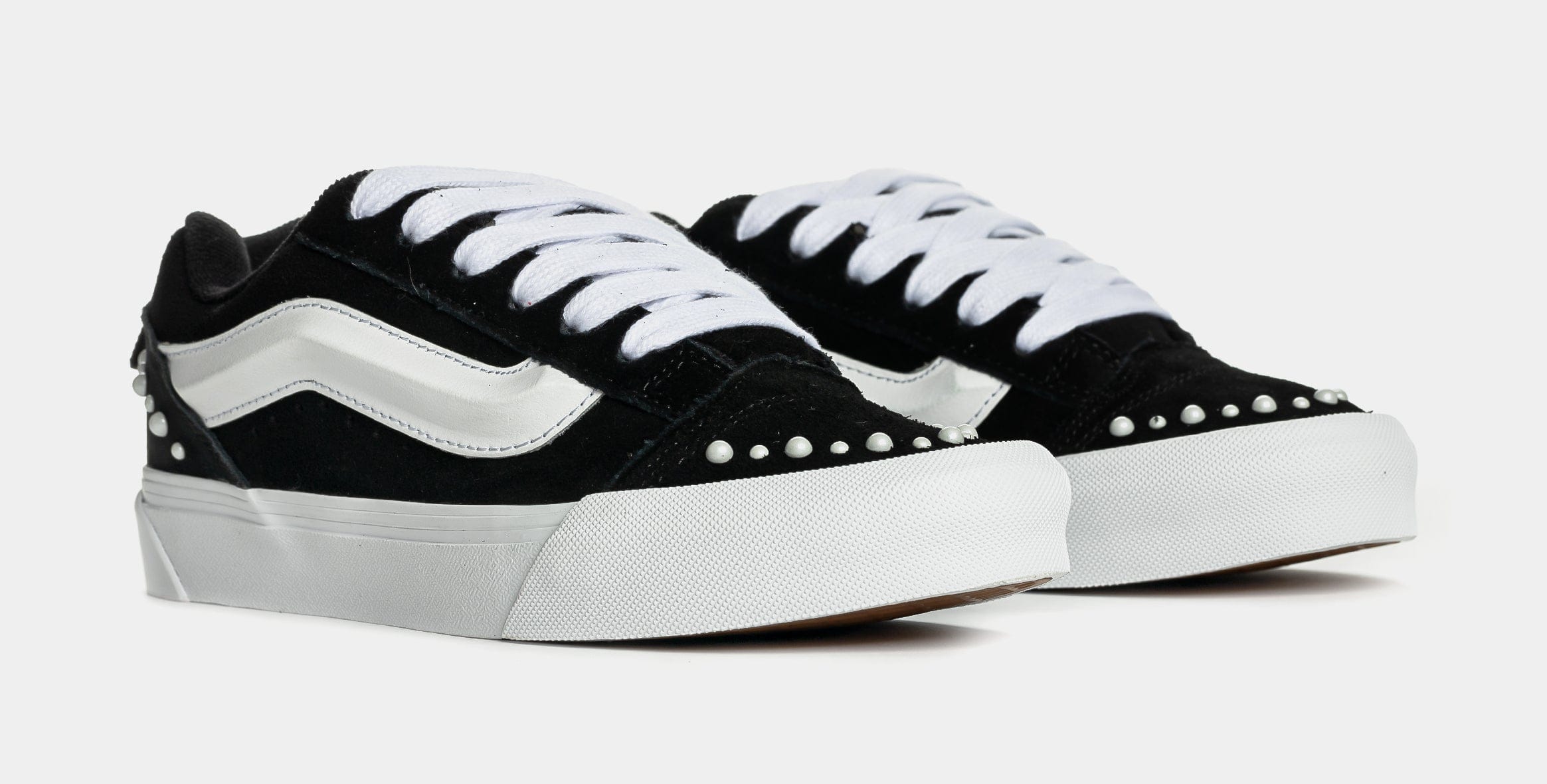 Vans Knu Skool Mens Lifestyle Shoes (Black/White)