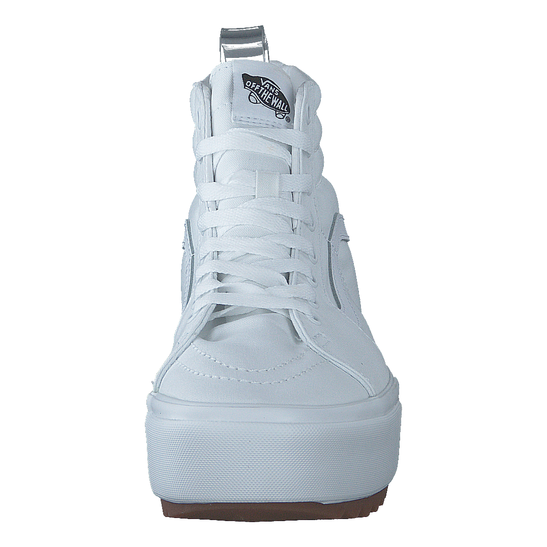 Vans Ua Sk8 - hi Stacked (canvas) True White