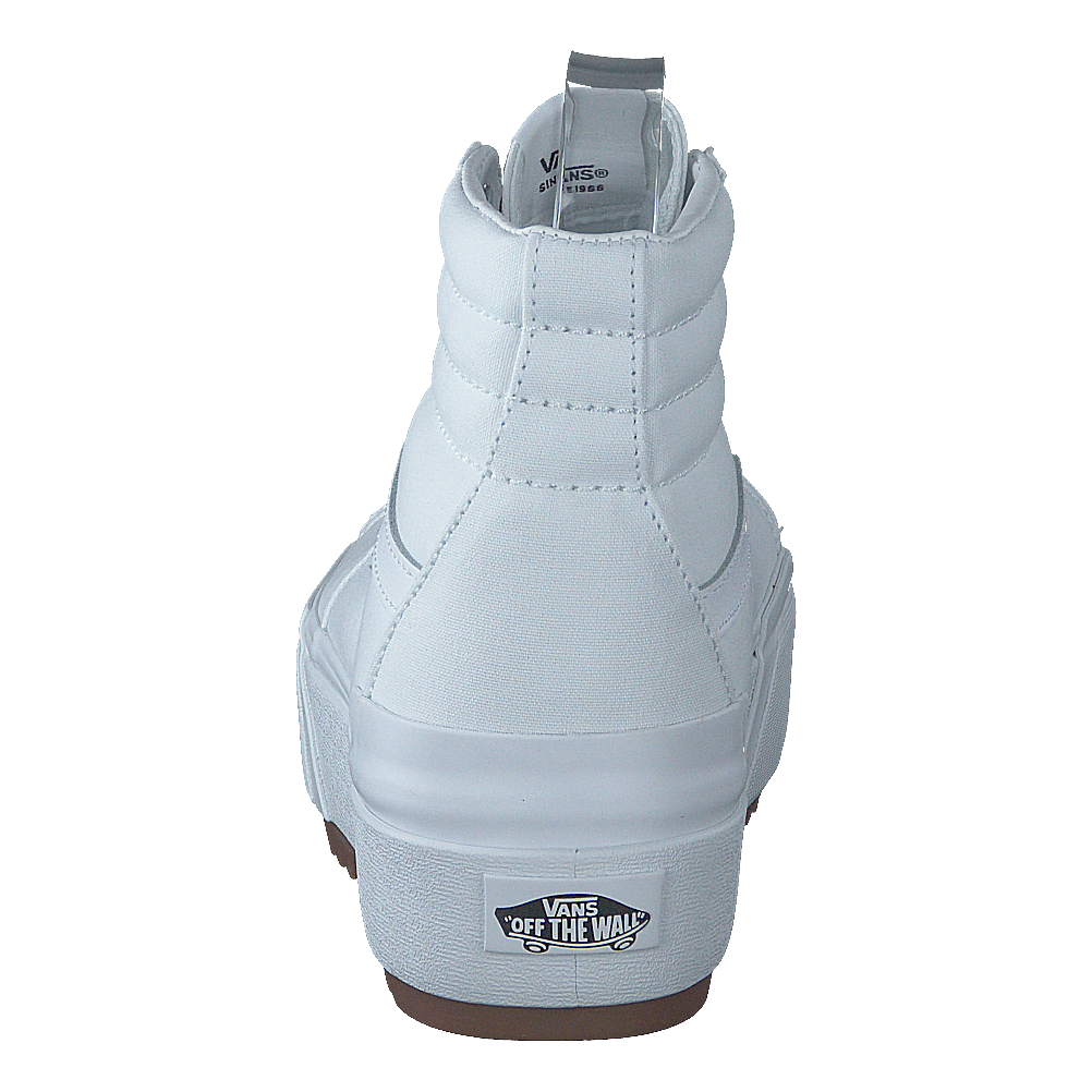 Vans Ua Sk8 - hi Stacked (canvas) True White