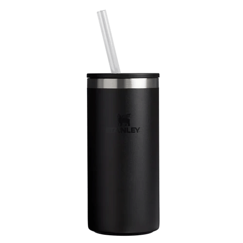 Stanley The Everyday Tall Can Cooler Cup | 15 oz Black 2.0
