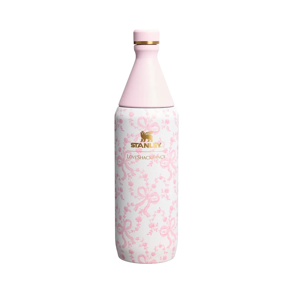 Stanley Stanley 1913 x LoveShackFancy Holiday All Day Slim Bottle (34 oz) Coquette Bow Chantilly