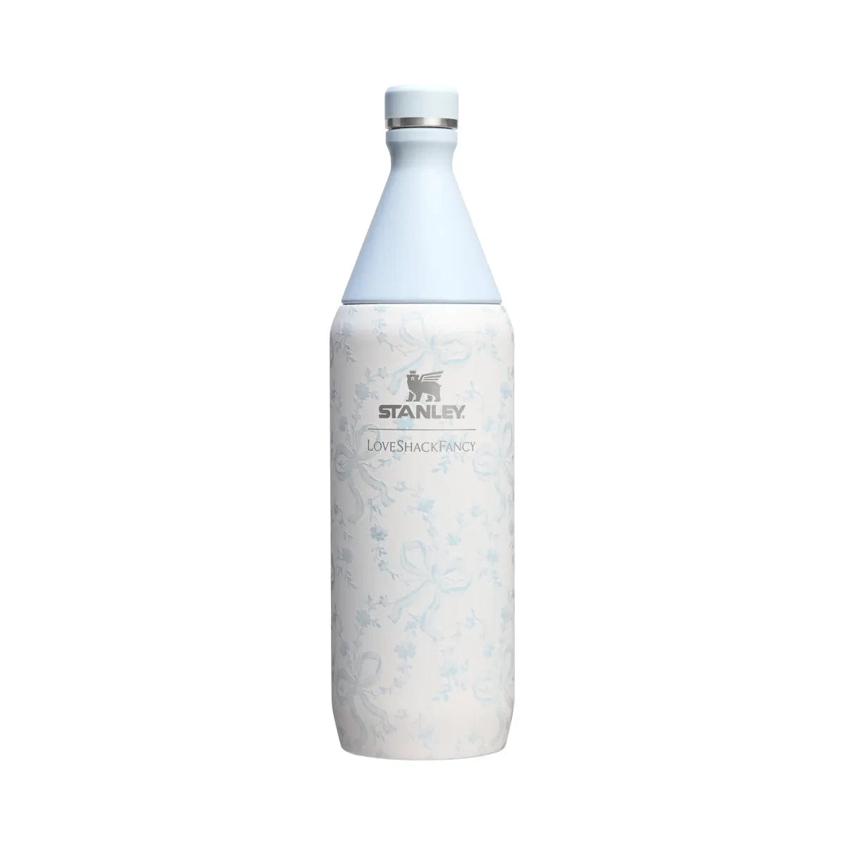 Stanley Stanley 1913 x LoveShackFancy Holiday All Day Slim Bottle (34 oz) Coquette Bow Winter Ice