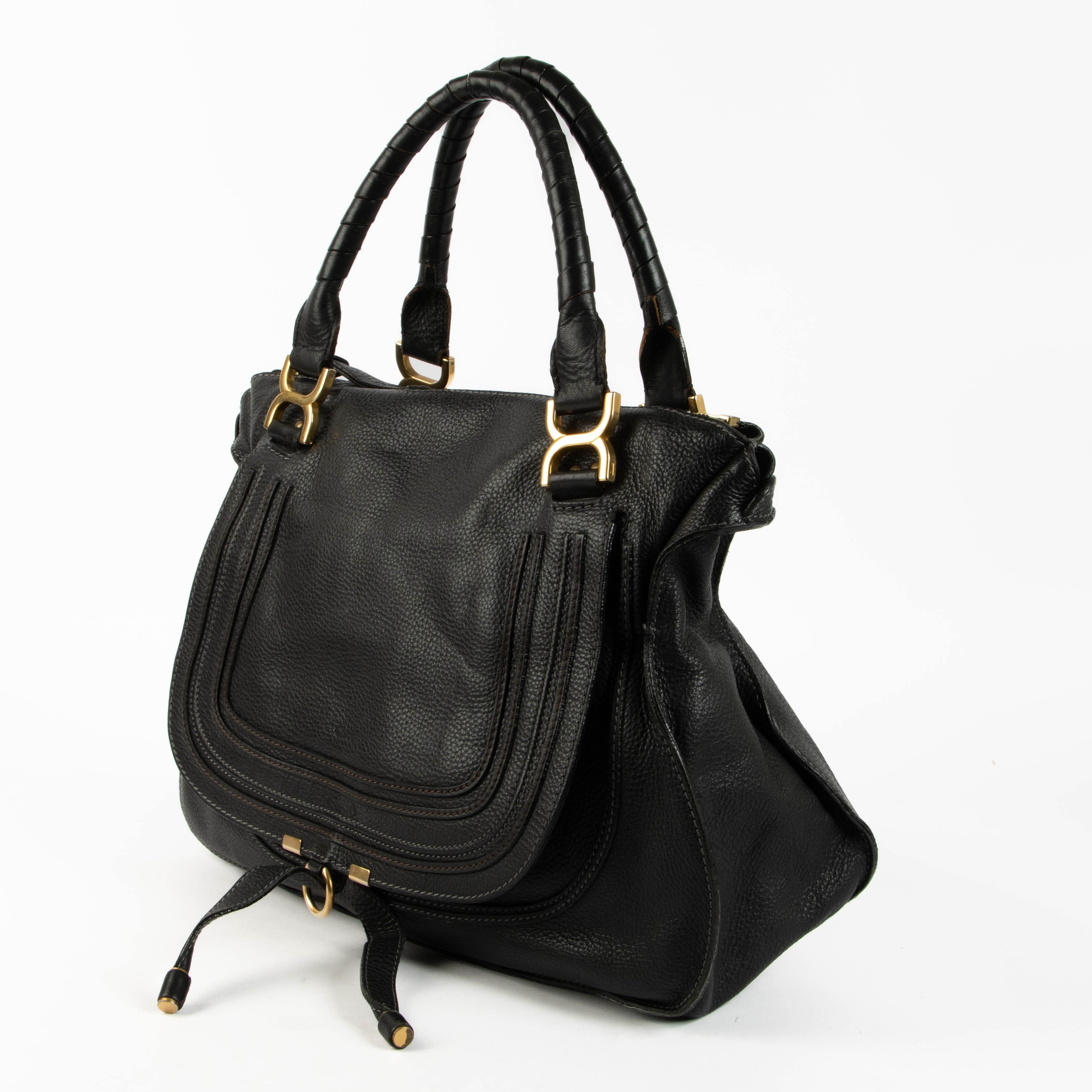 Chloé Black Large Marcie Bag