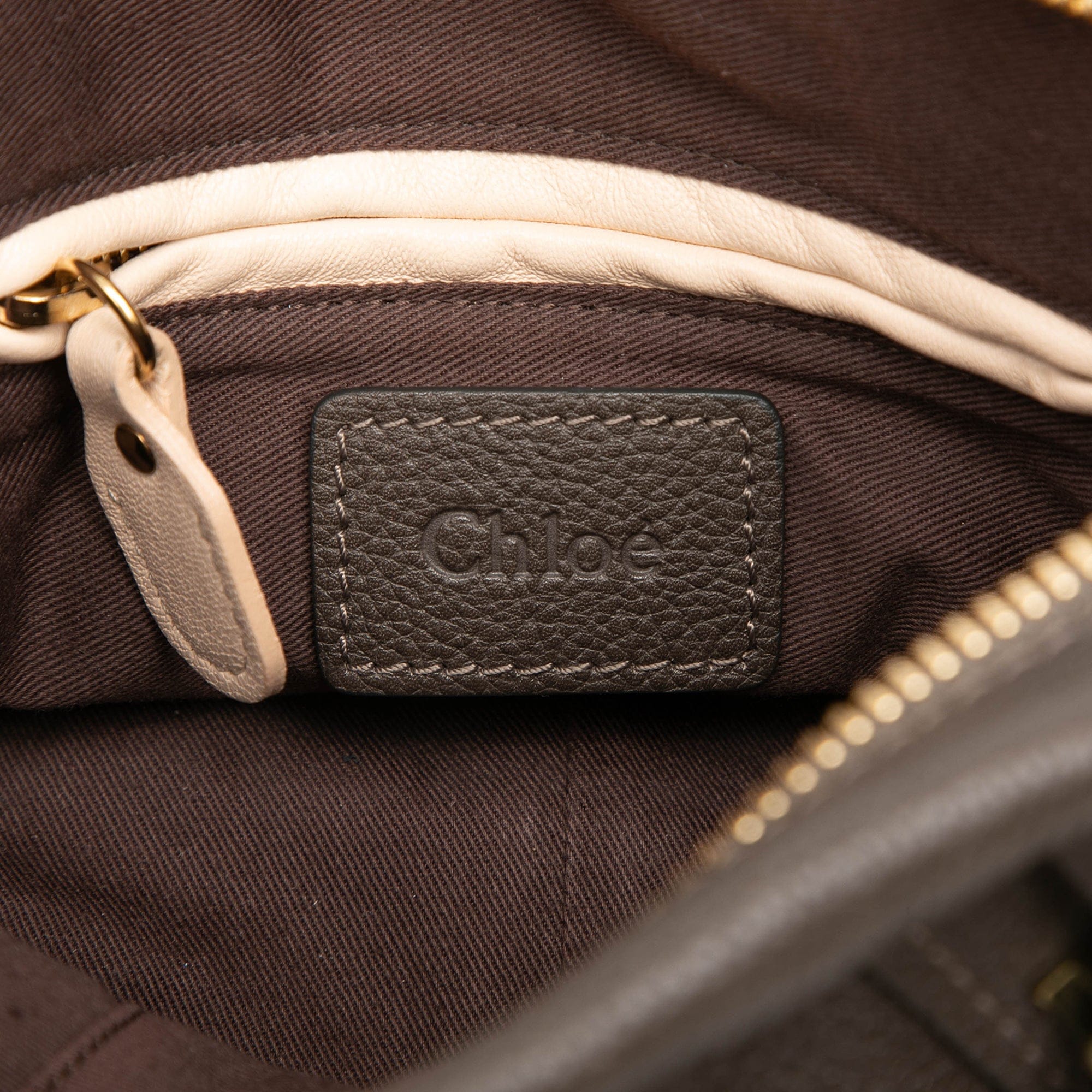 Chloé Small Pebbled Leather Paraty Satchel