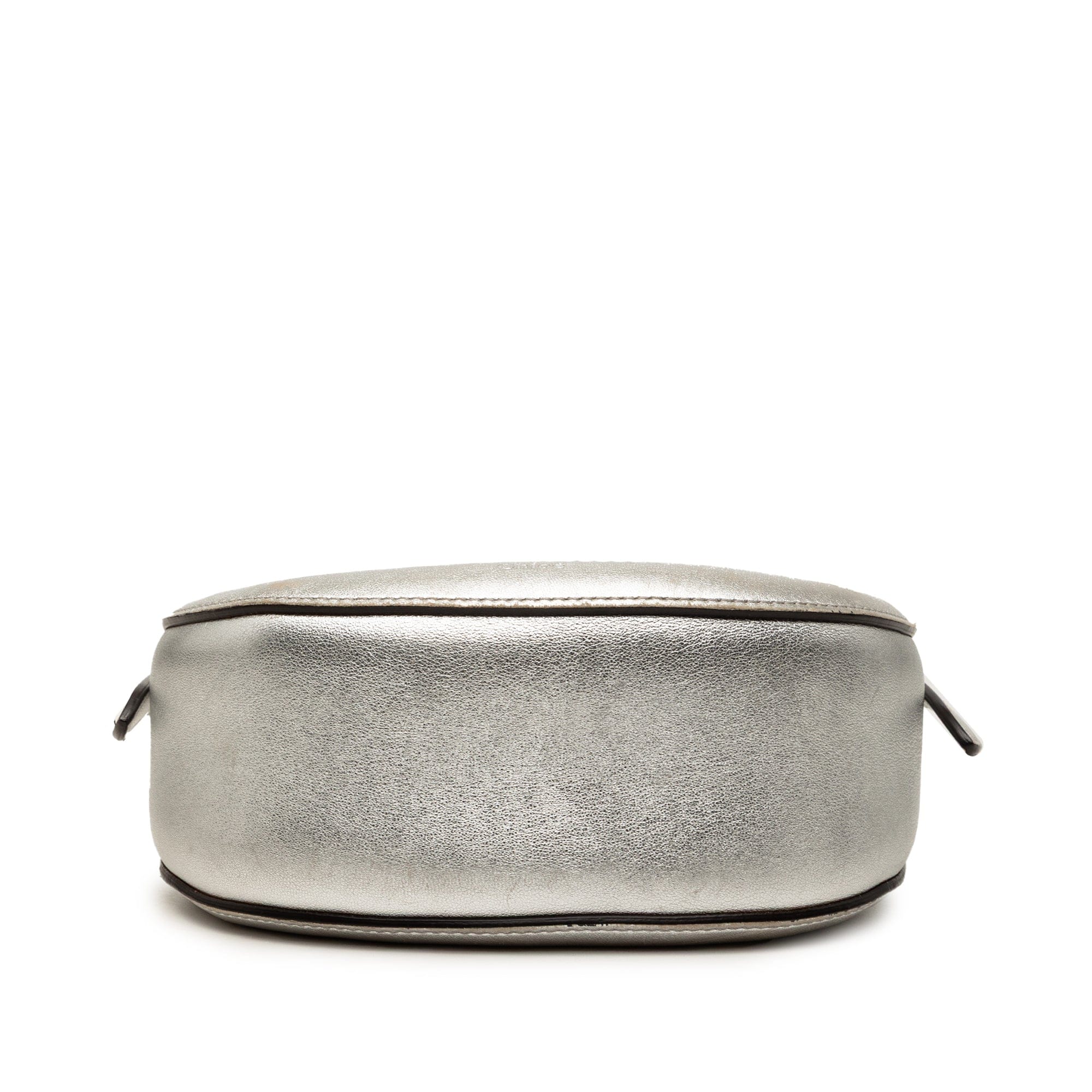 Chloé Small Metallic Leather Kiss Satchel