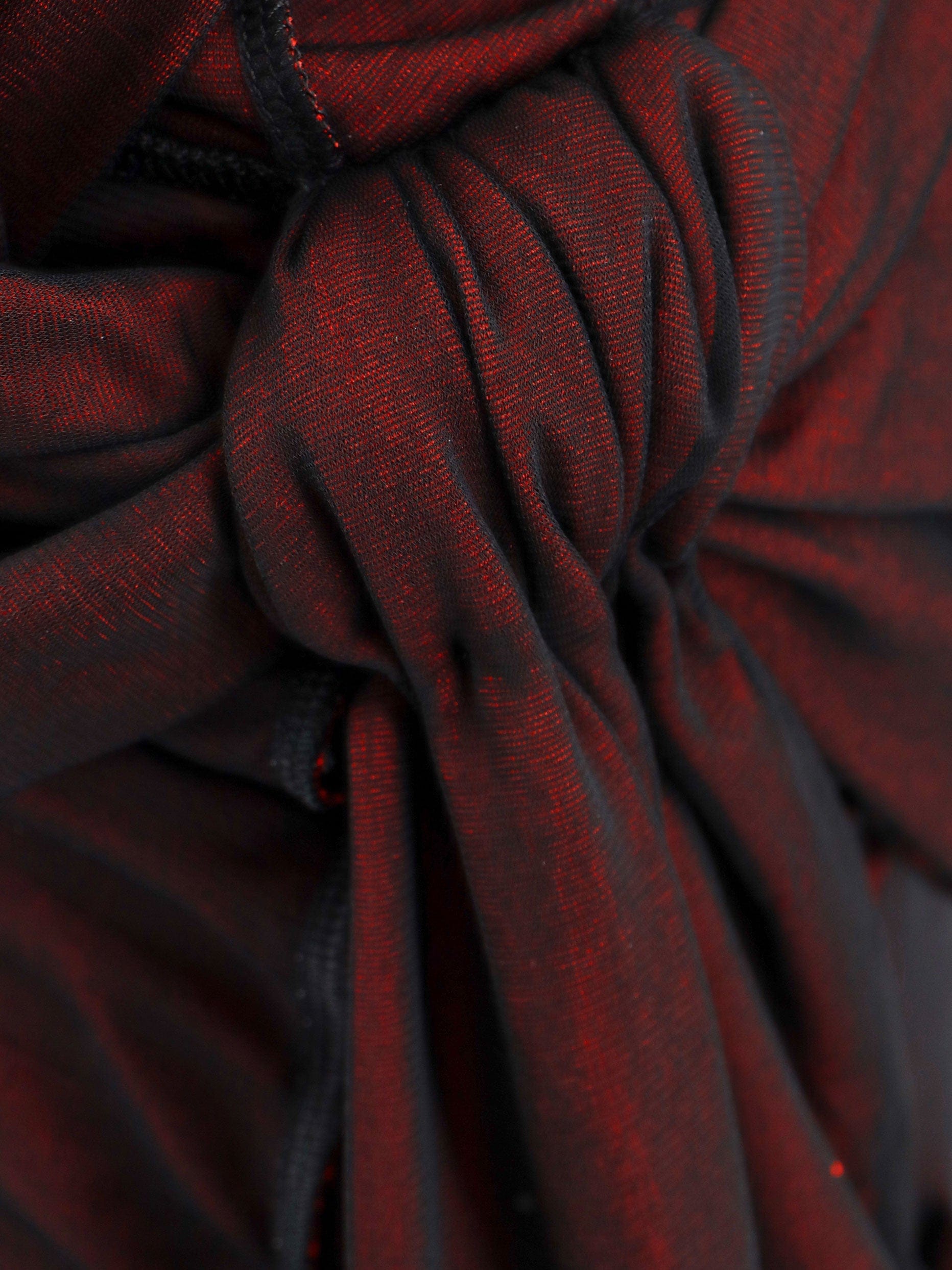 Maison Margiela Viscose dress with asymmetric sleeves