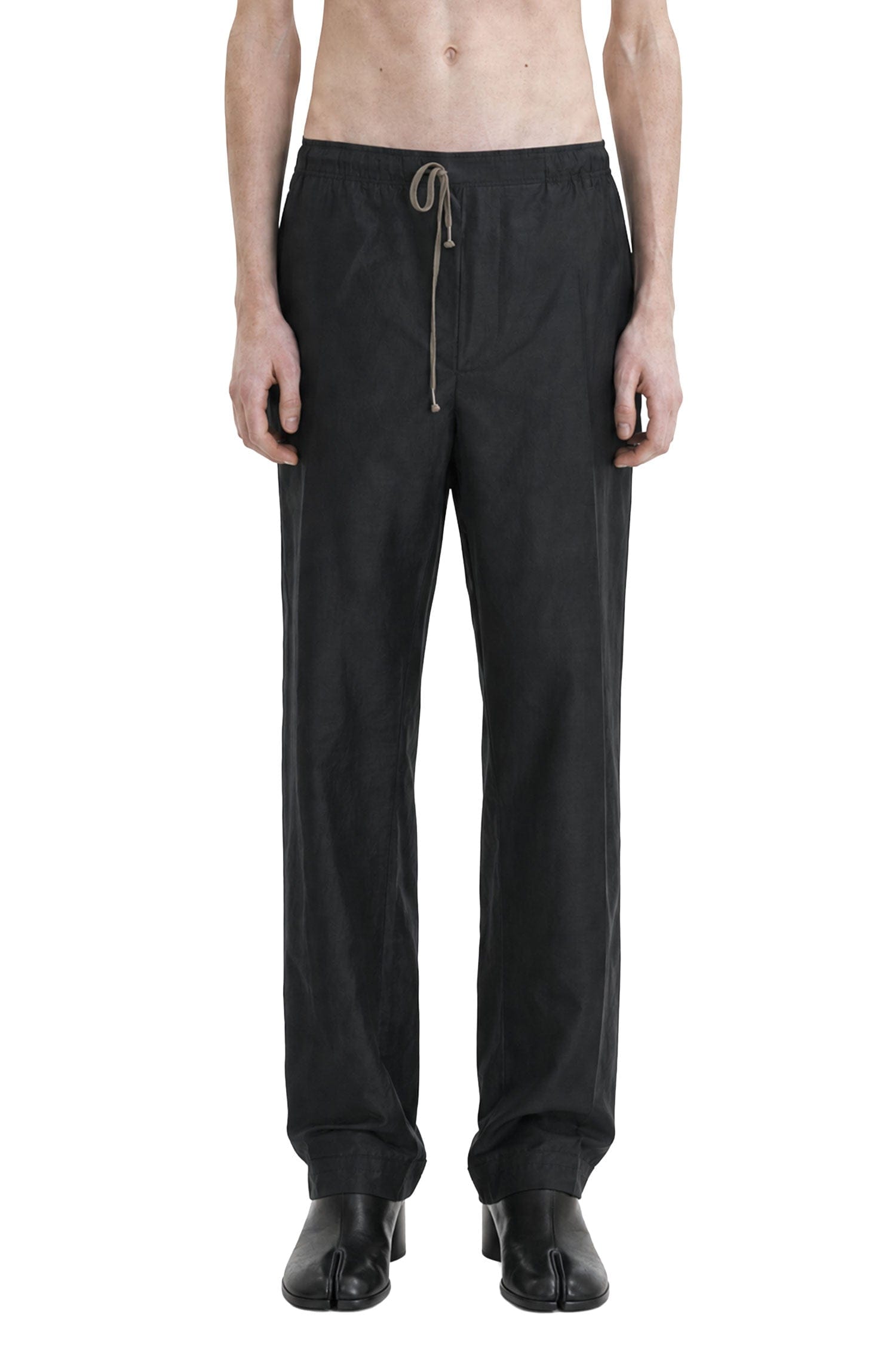 Maison Margiela Cotton Nylon Silk Drawstring Trousers