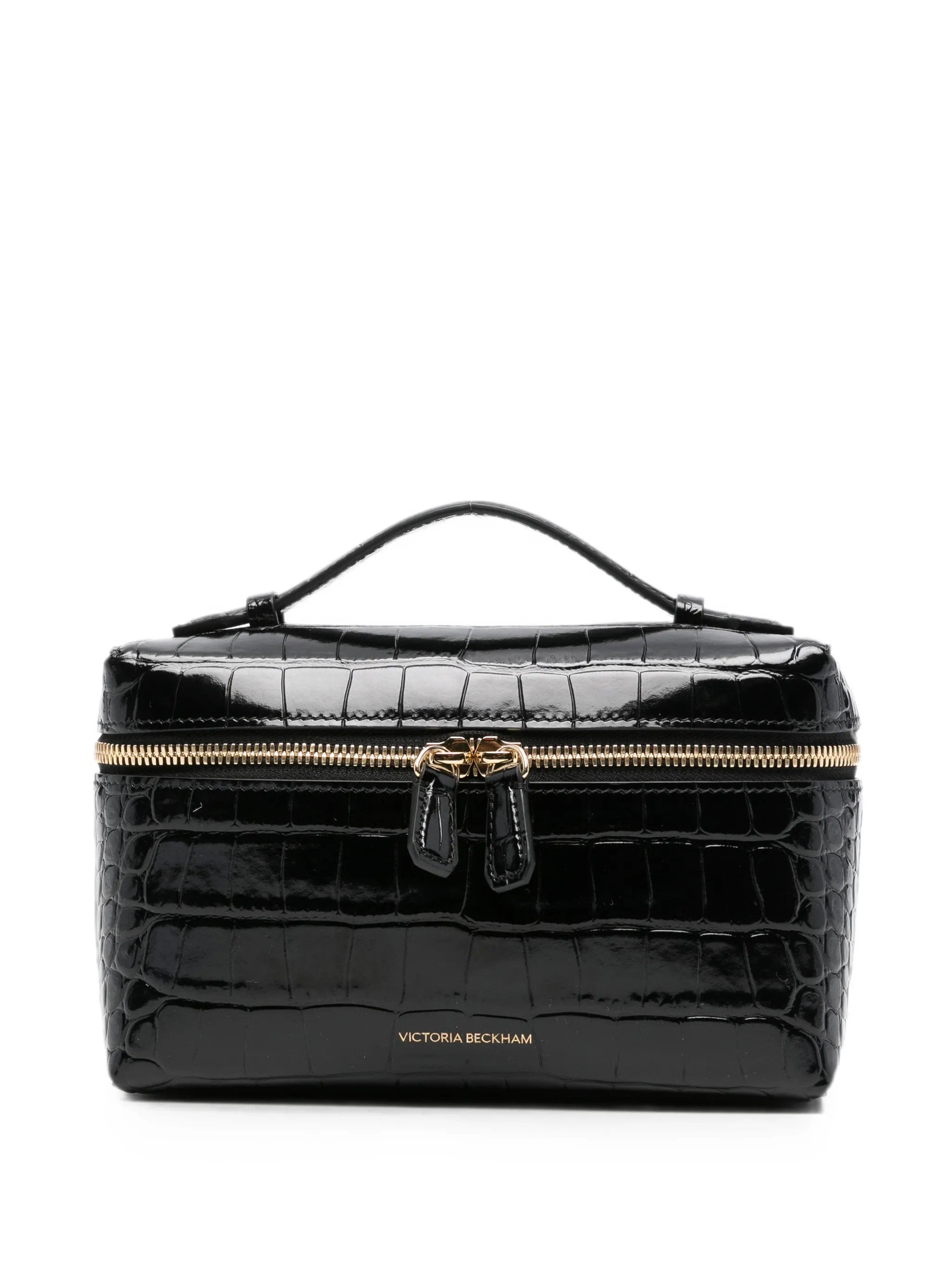 Victoria Beckham Dorian Vanity embossed - croc tote bag