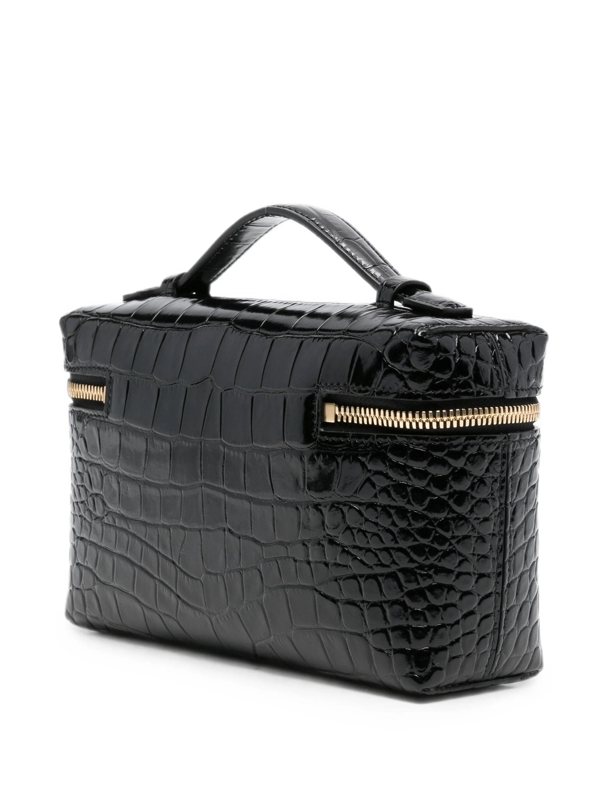 Victoria Beckham Dorian Vanity embossed - croc tote bag