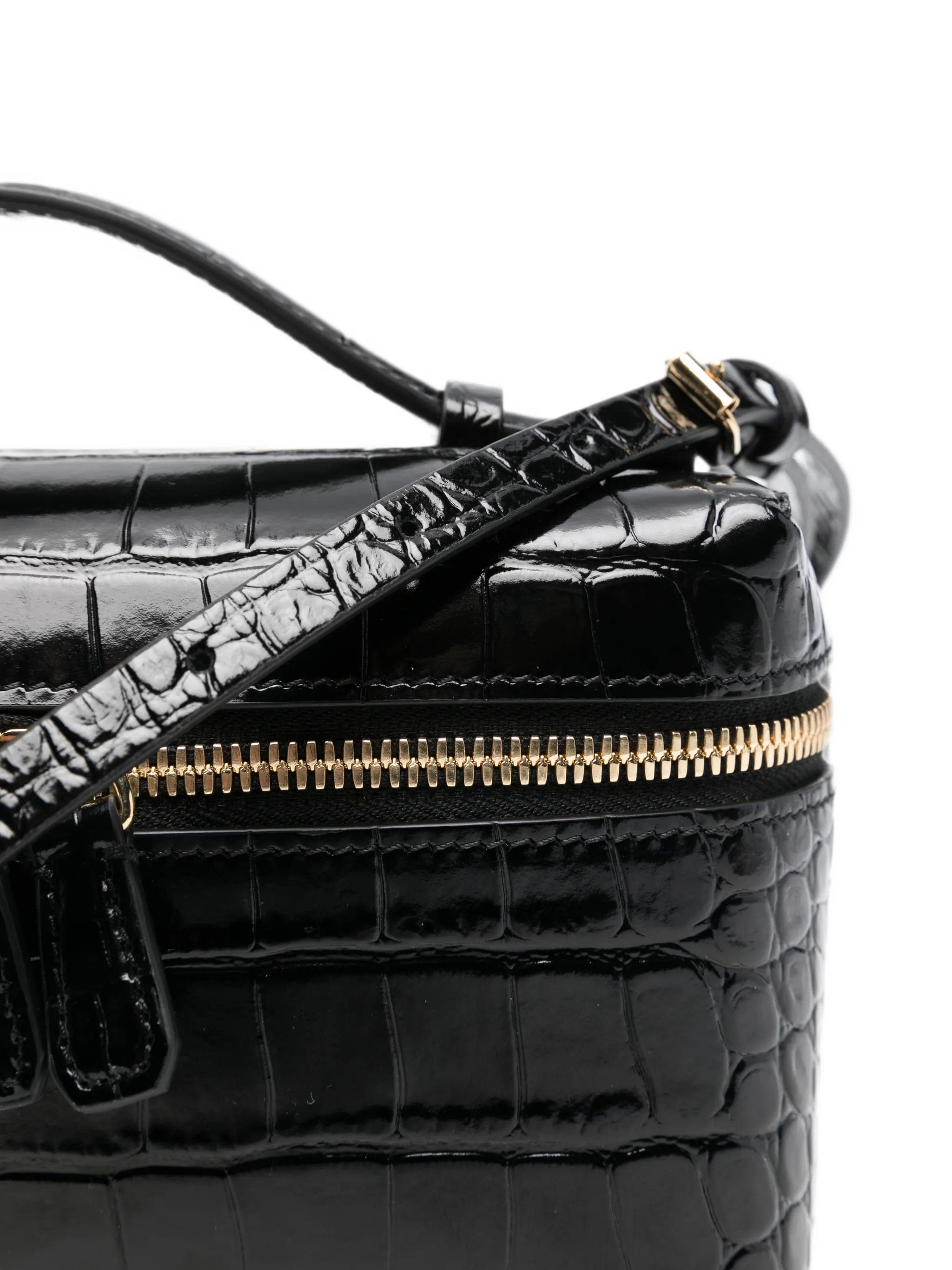 Victoria Beckham Dorian Vanity embossed - croc tote bag