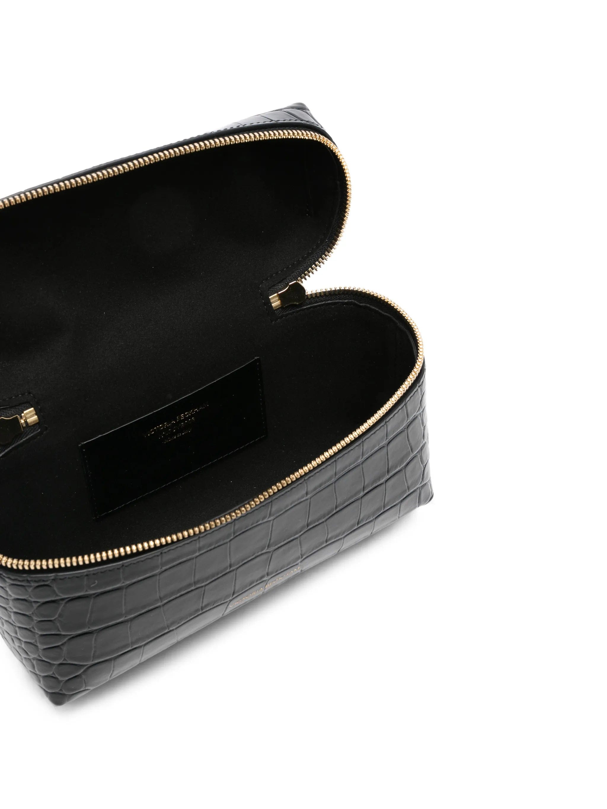 Victoria Beckham Dorian Vanity embossed - croc tote bag