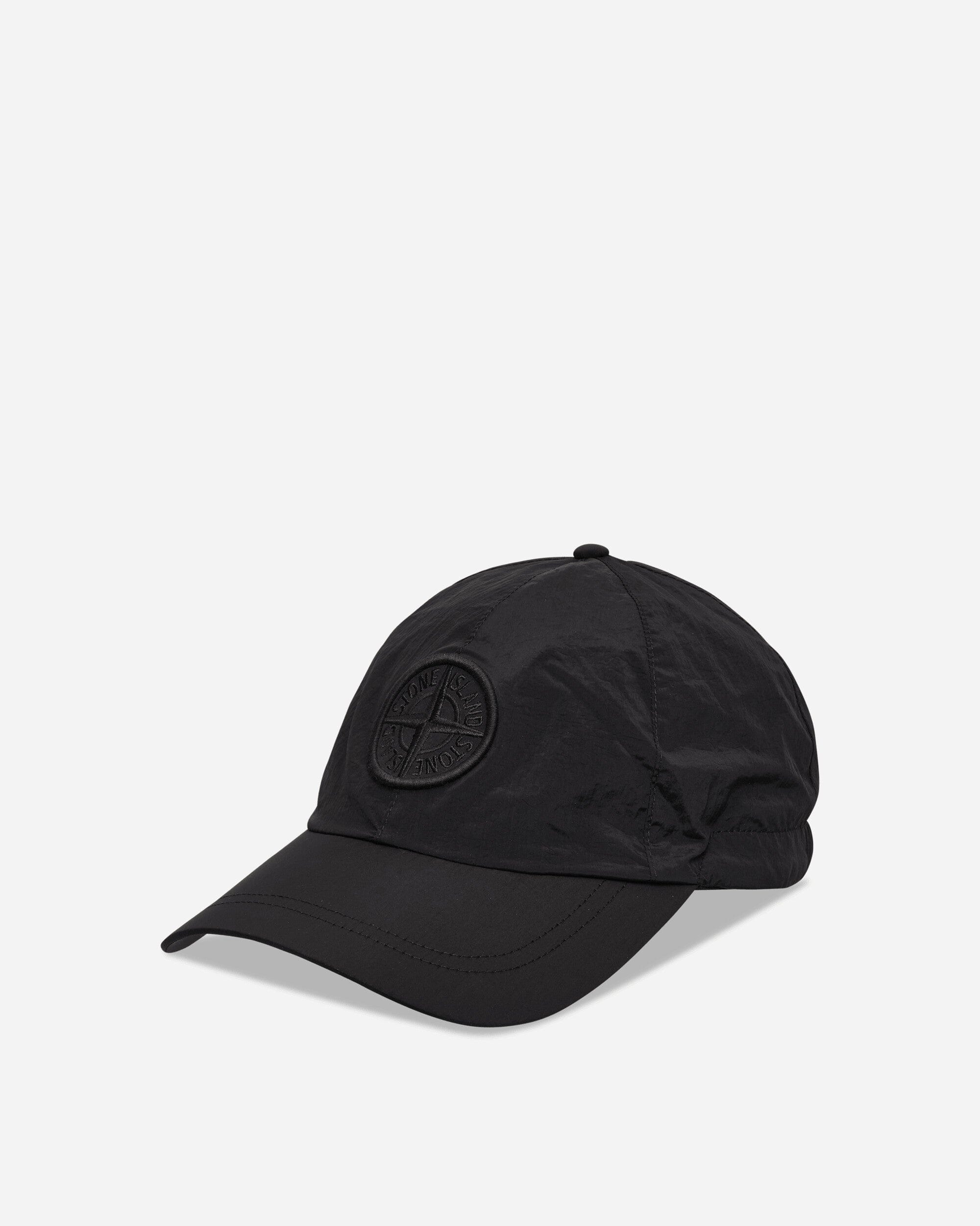 Stone Island Nylon Metal Baseball Cap Black