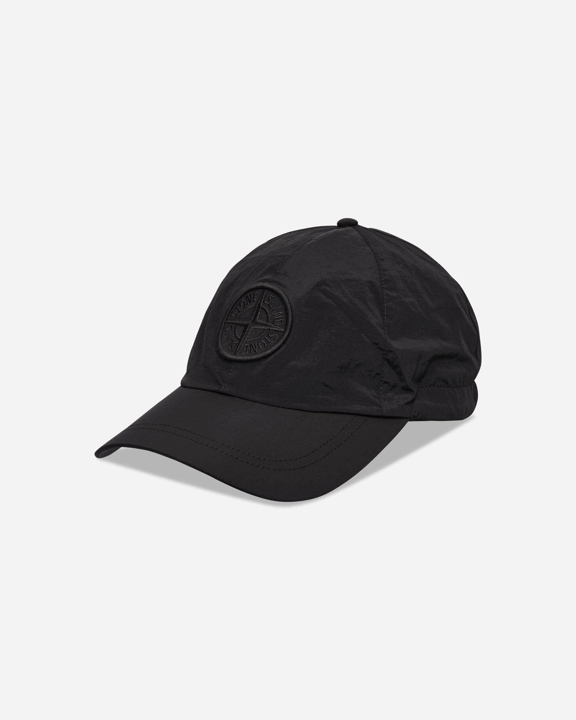 Stone Island Nylon Metal Baseball Cap Black