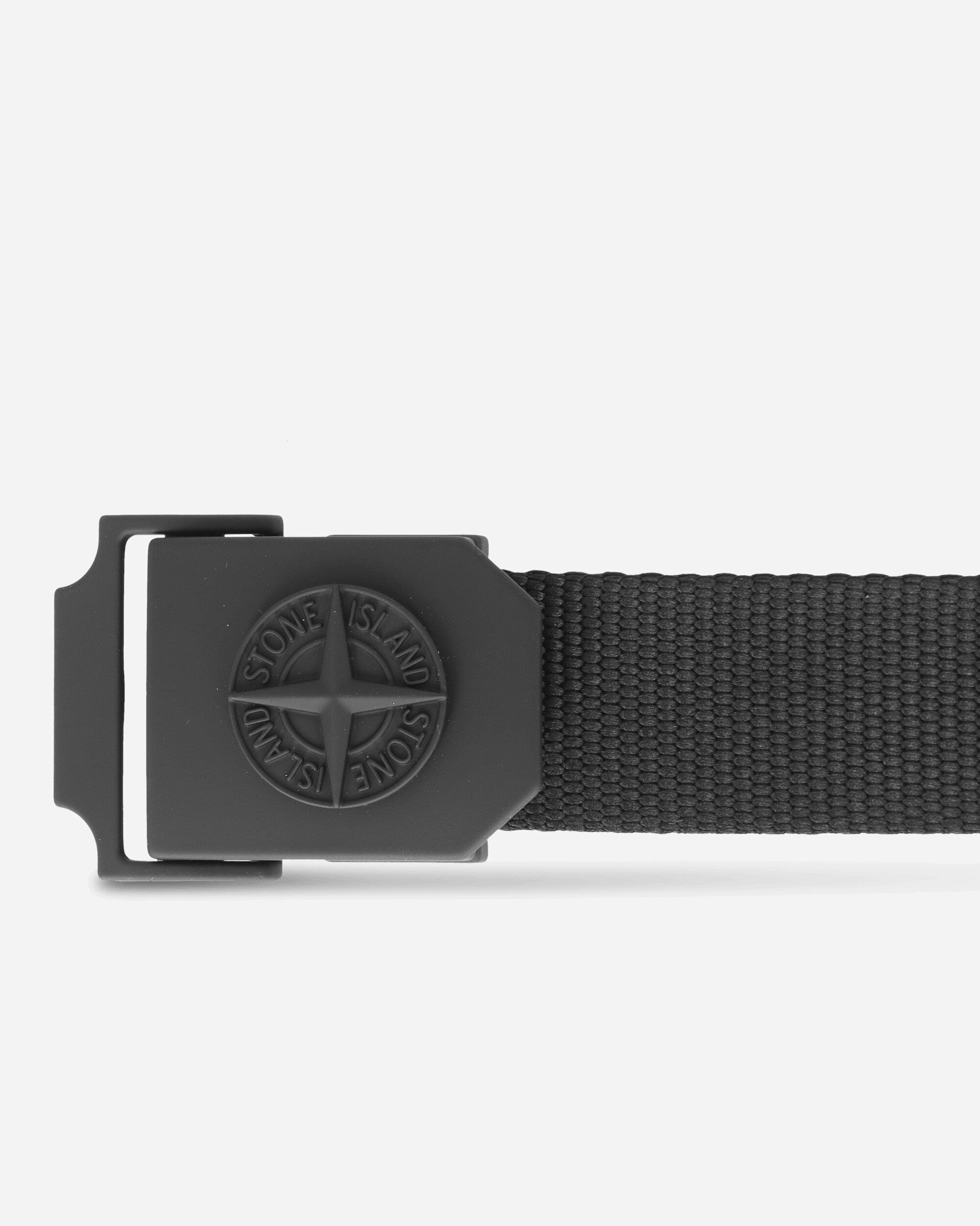 Stone Island Nylon Tape Belt Black