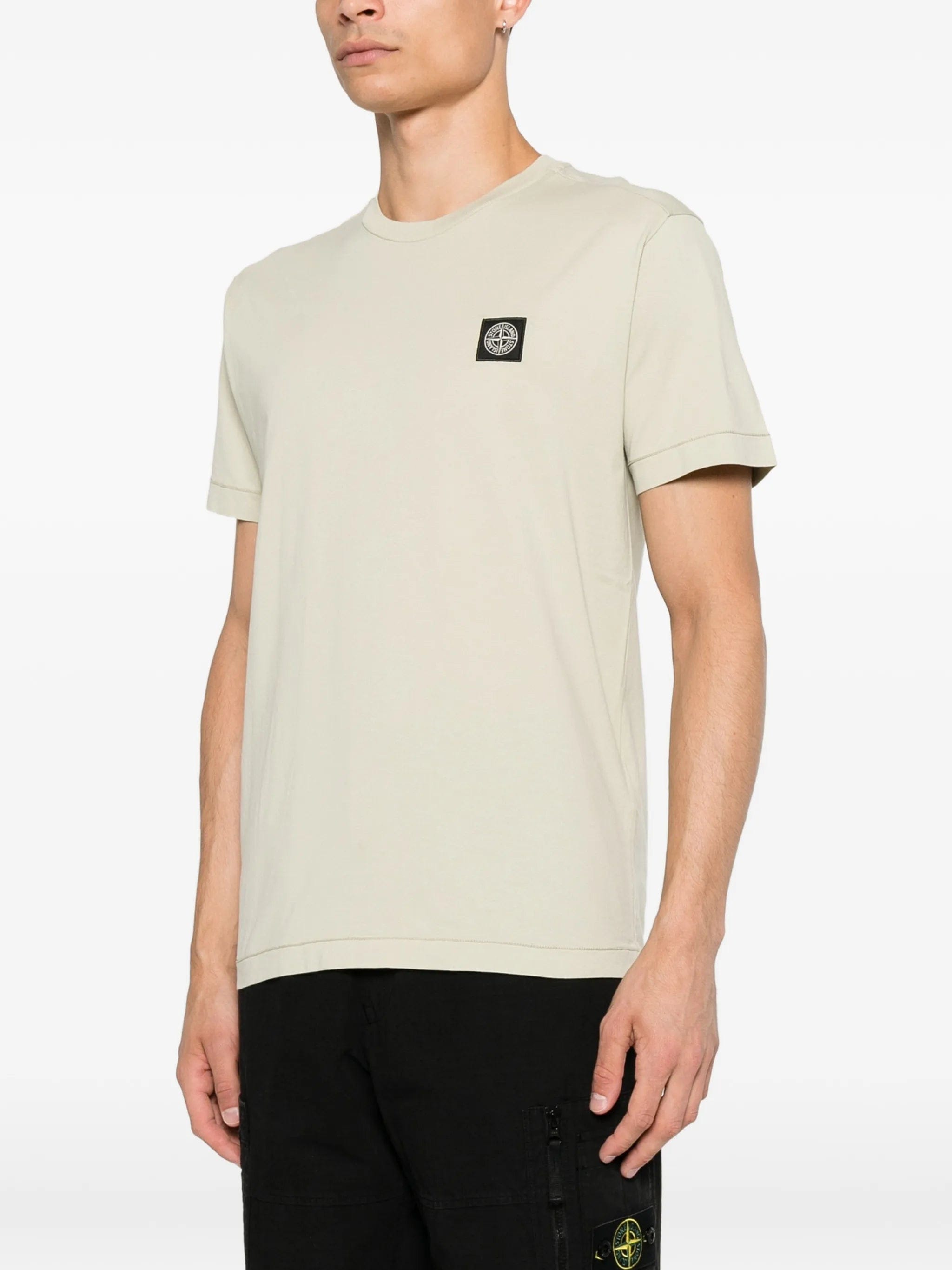 Stone Island logo - patch T - shirt
