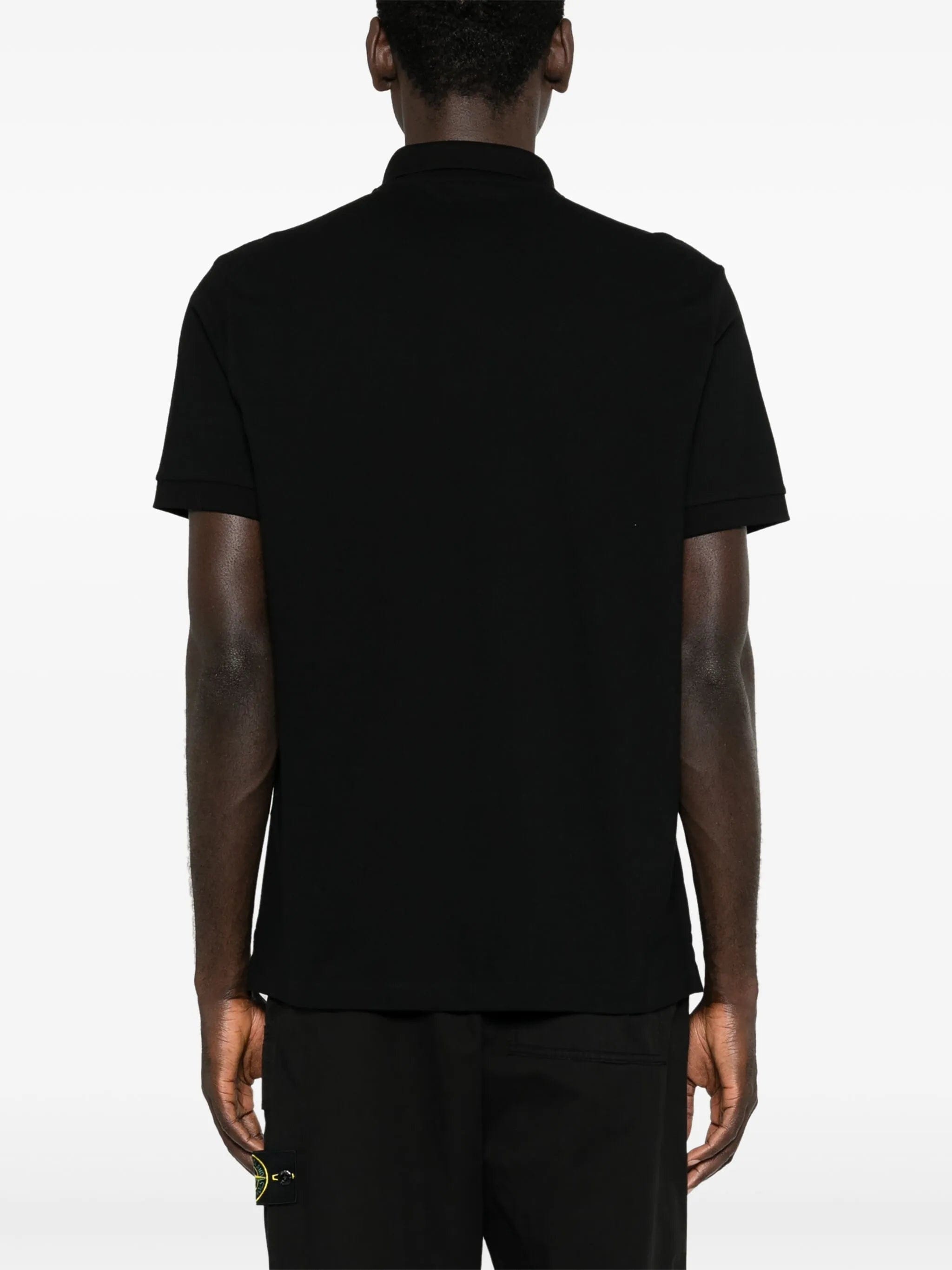 Stone Island logo - patch polo shirt