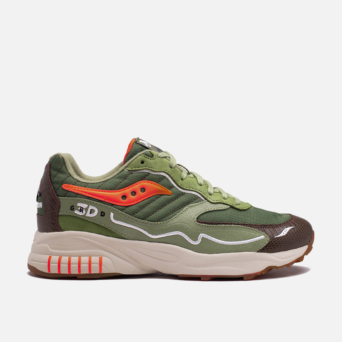 Saucony MAYBE TOMORROW x SAUCONY 3D GRID HURRICAINE TORTOISE