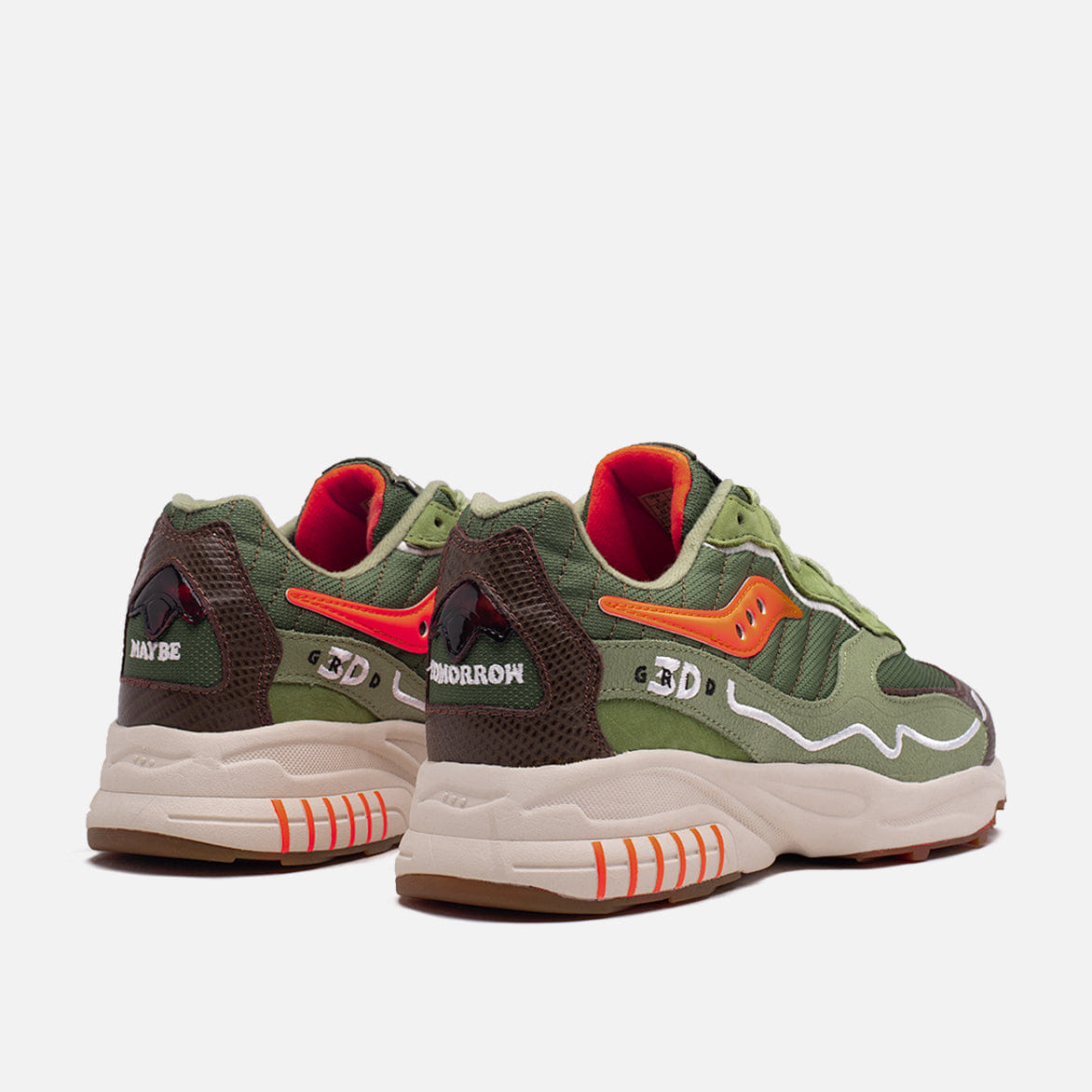 Saucony MAYBE TOMORROW x SAUCONY 3D GRID HURRICAINE TORTOISE