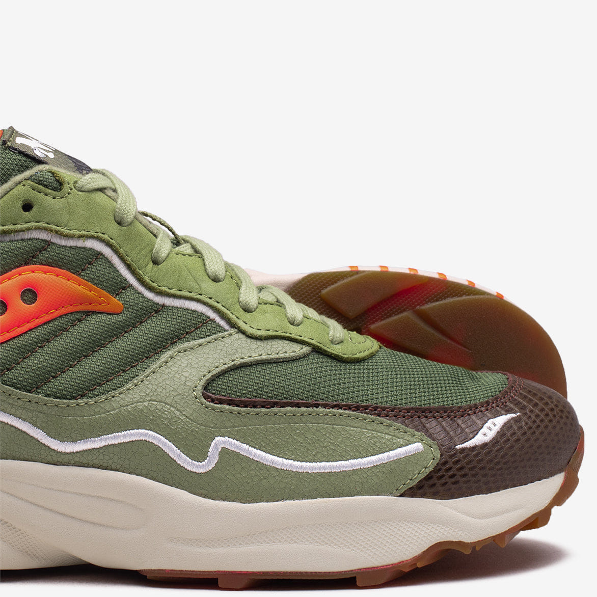 Saucony MAYBE TOMORROW x SAUCONY 3D GRID HURRICAINE TORTOISE