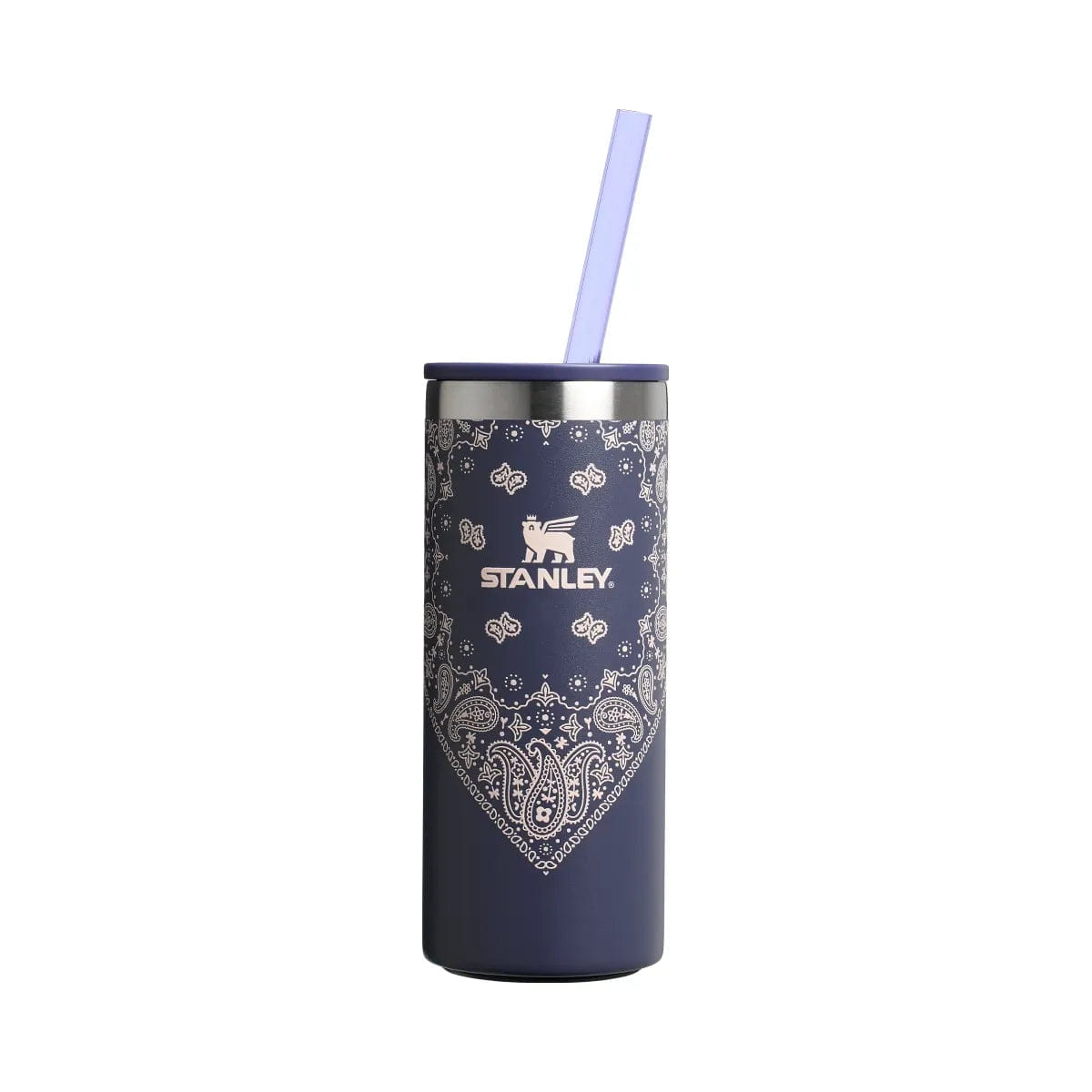 Stanley Everyday Slim Can Cooler Cup (10 oz) Blue Corn Paisley