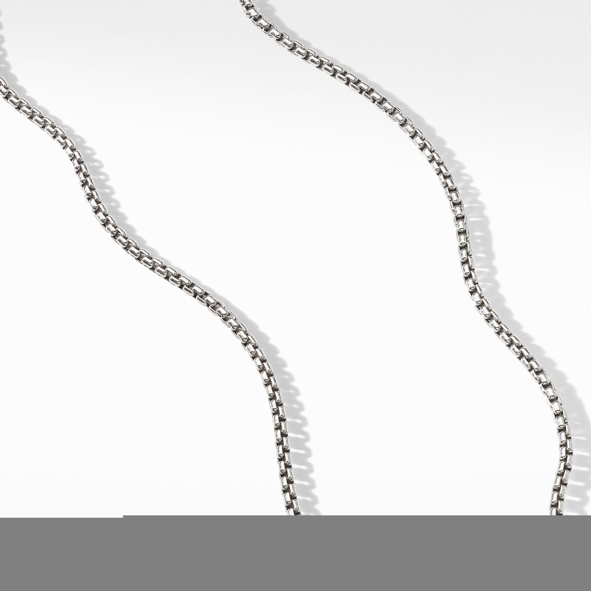 David Yurman Small Box Chain Necklace with Gold, 24" - CH0104 S424