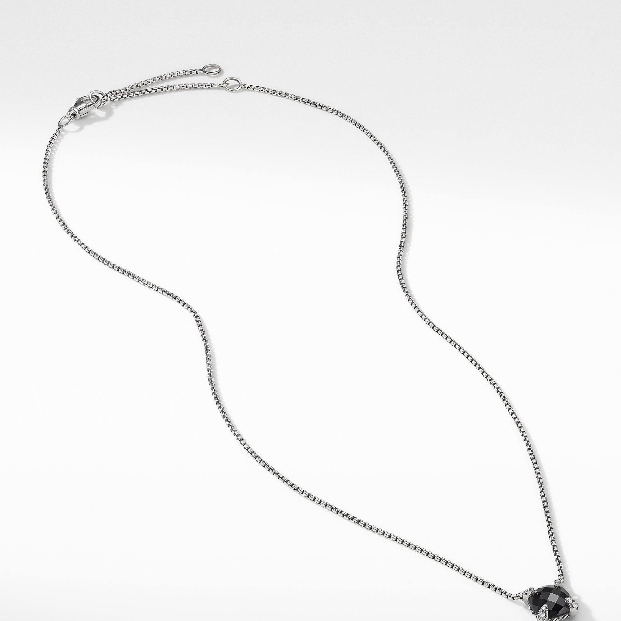 David Yurman Châtelaine® Pendant Necklace with Black Onyx and Diamonds