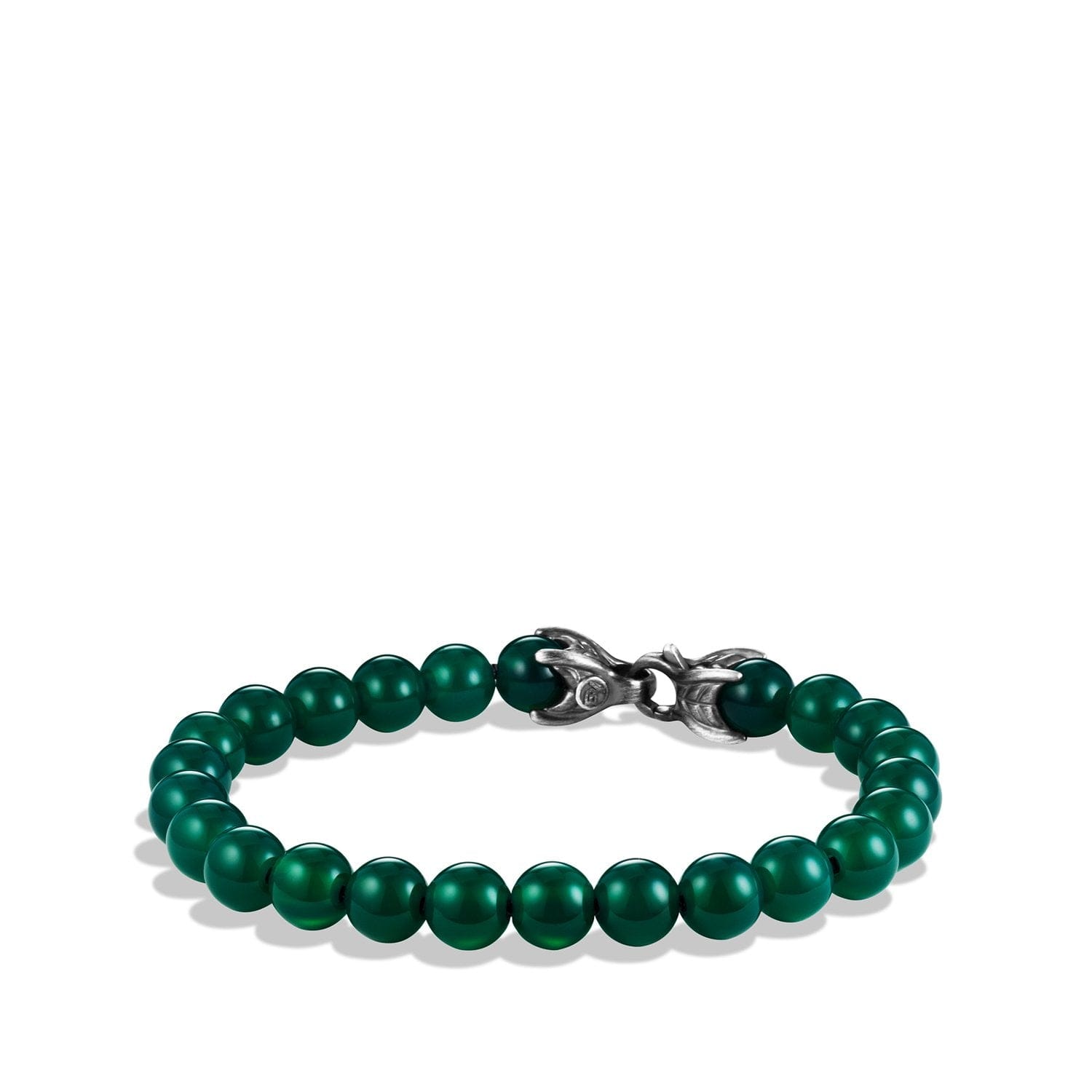 David Yurman Spiritual Beads Bracelet with Green Onyx