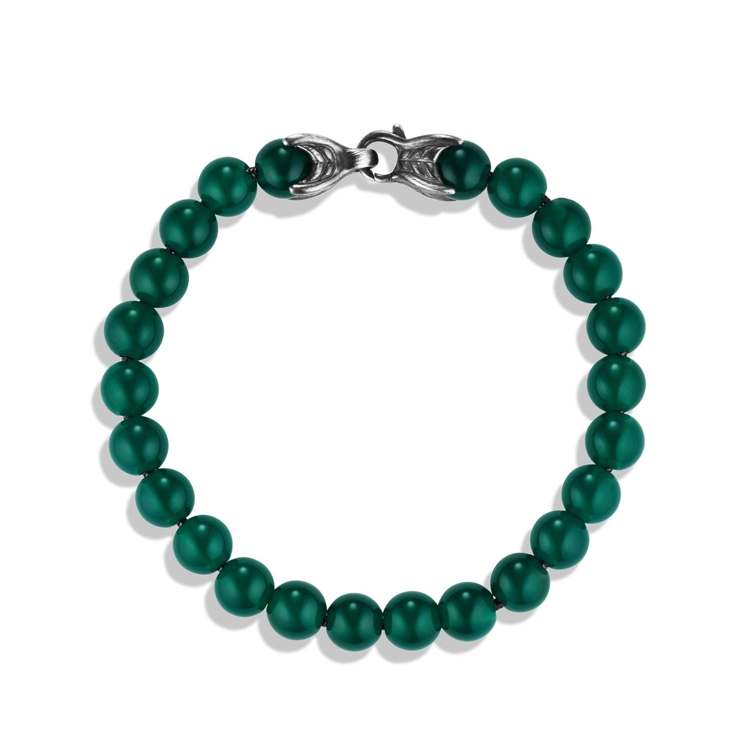 David Yurman Spiritual Beads Bracelet with Green Onyx