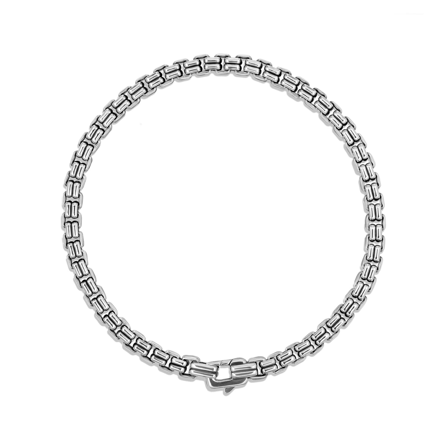 David Yurman Double Box Chain Bracelet, Size Medium