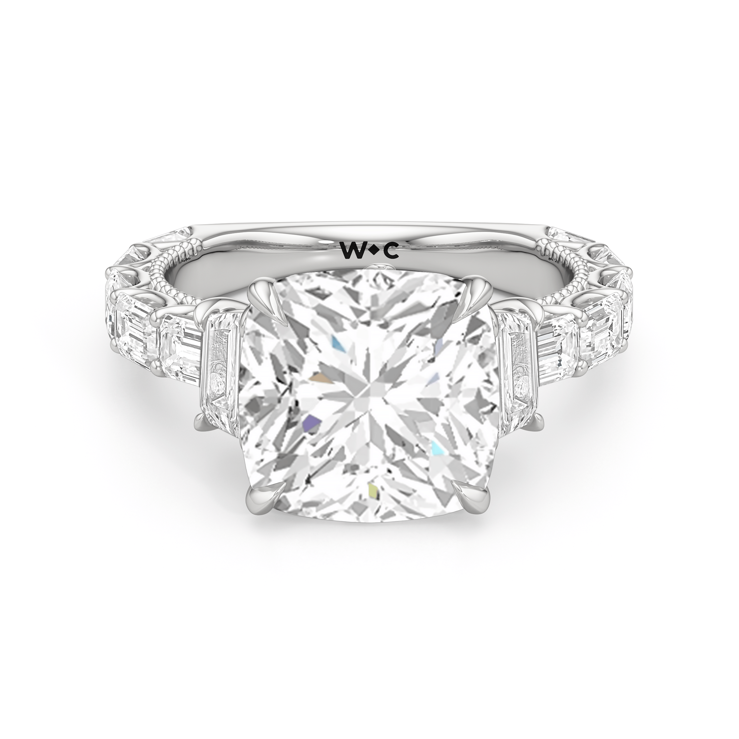 Zenith The W Zenith Engagement Ring - Home Preview