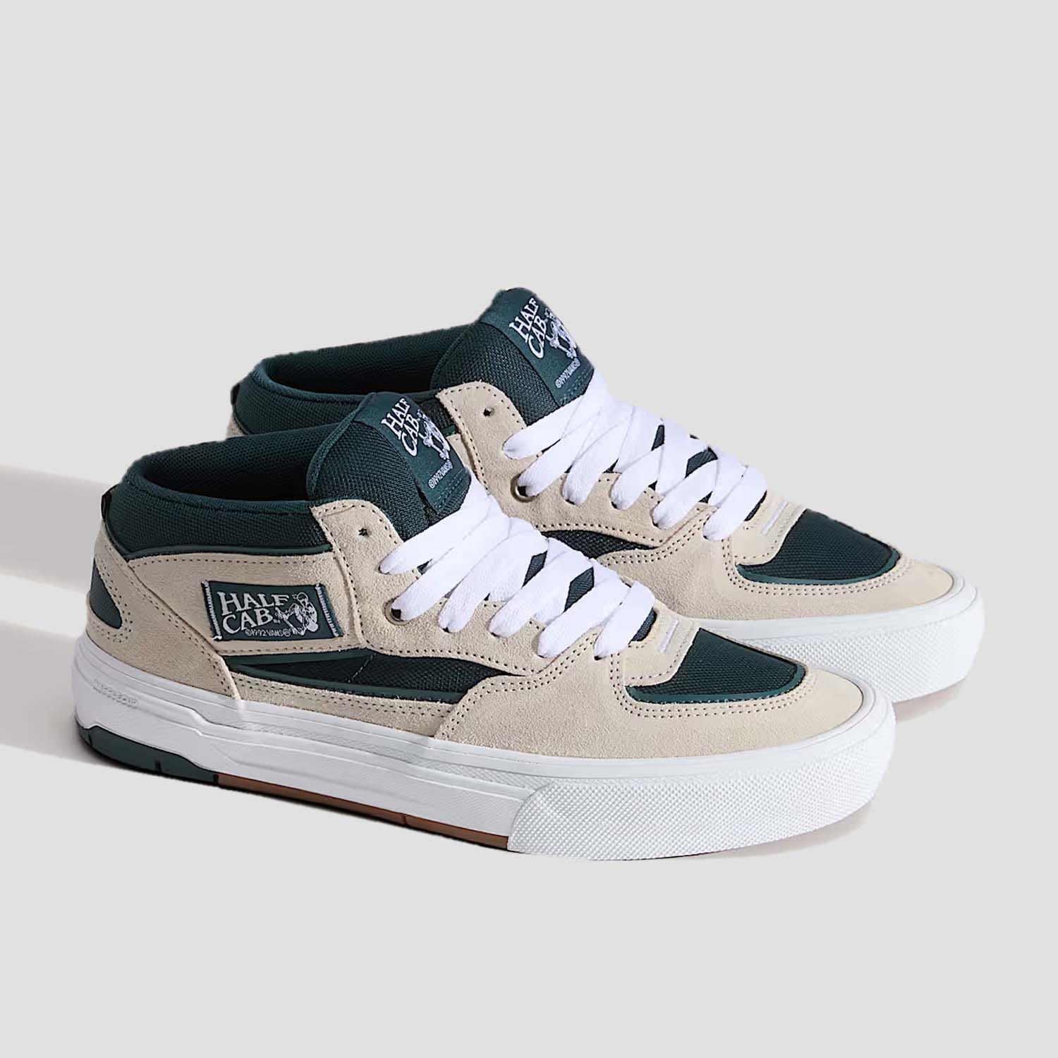 Vans Skate Half Cab Wafflecup Shoes Oatmeal / Deep Teal
