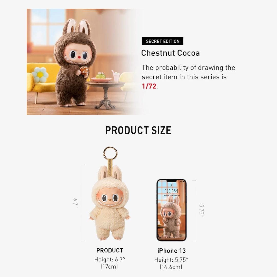 Pop Mart Labubu The Monsters Exciting Macaron Vinyl Face Plush Pendant (Single Blind Box)
