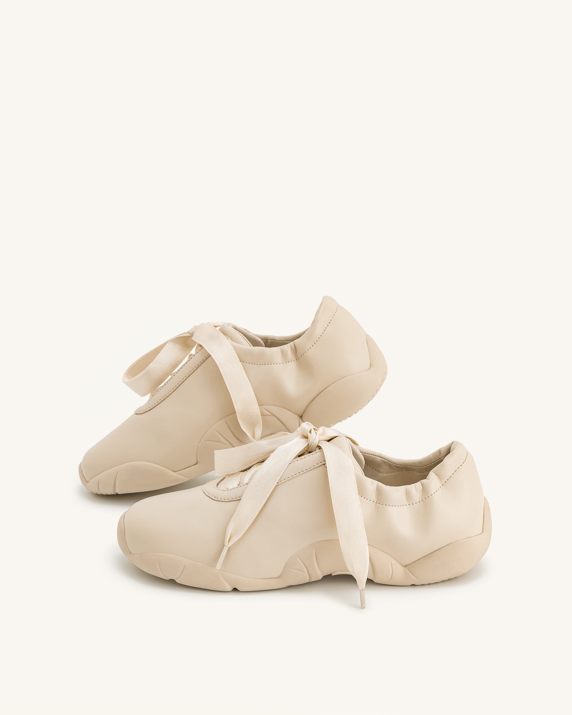 Jw Pei Flavia Ballerina Sneakers Apricot