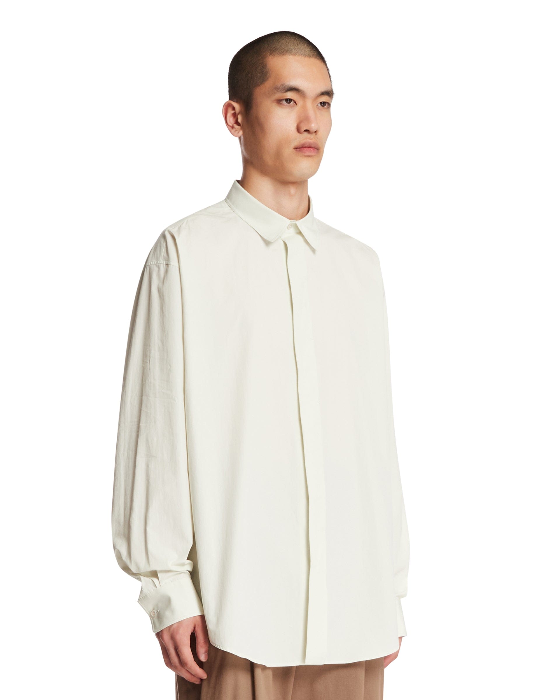 THE ROW Camicia in Cotone Nilo Verde