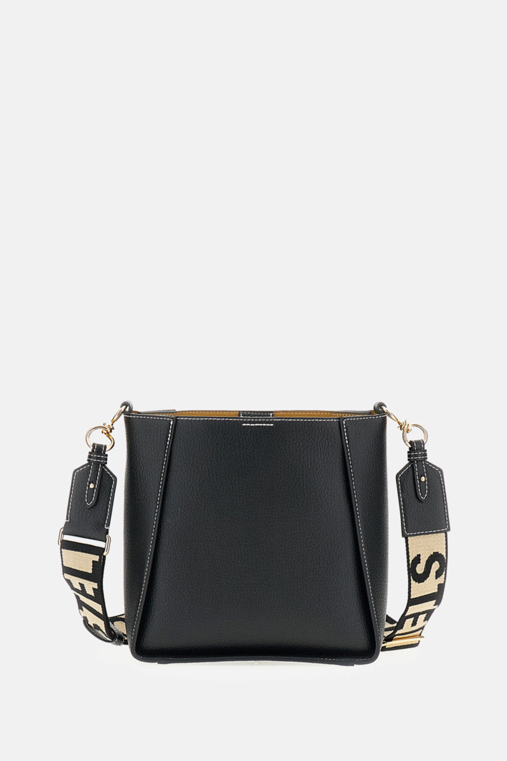 Stella Mccartney Women Logo Crossbody Bag Grainy Alter Mat