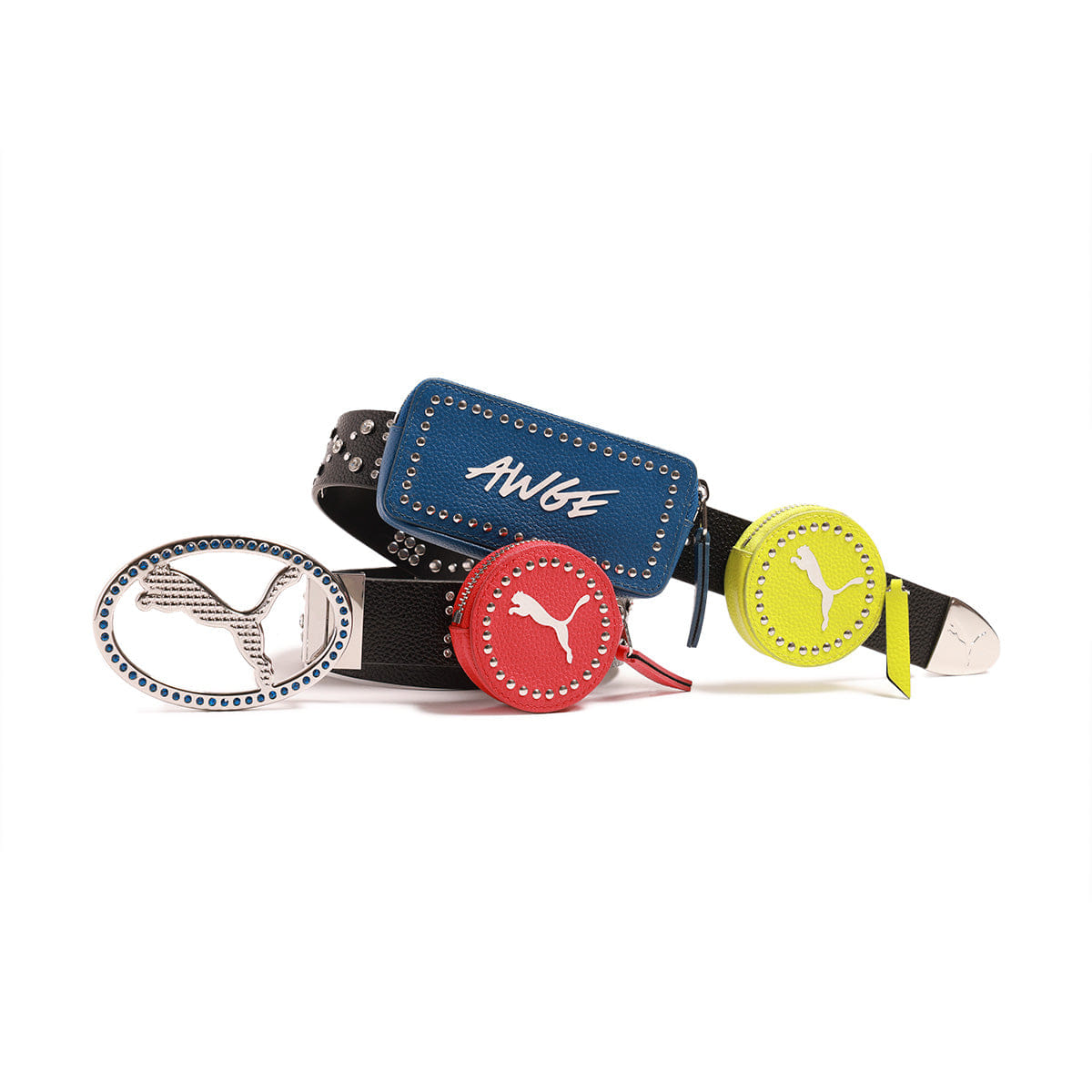 PUMA + A$AP ROCKY Leather Belt PUMA Black