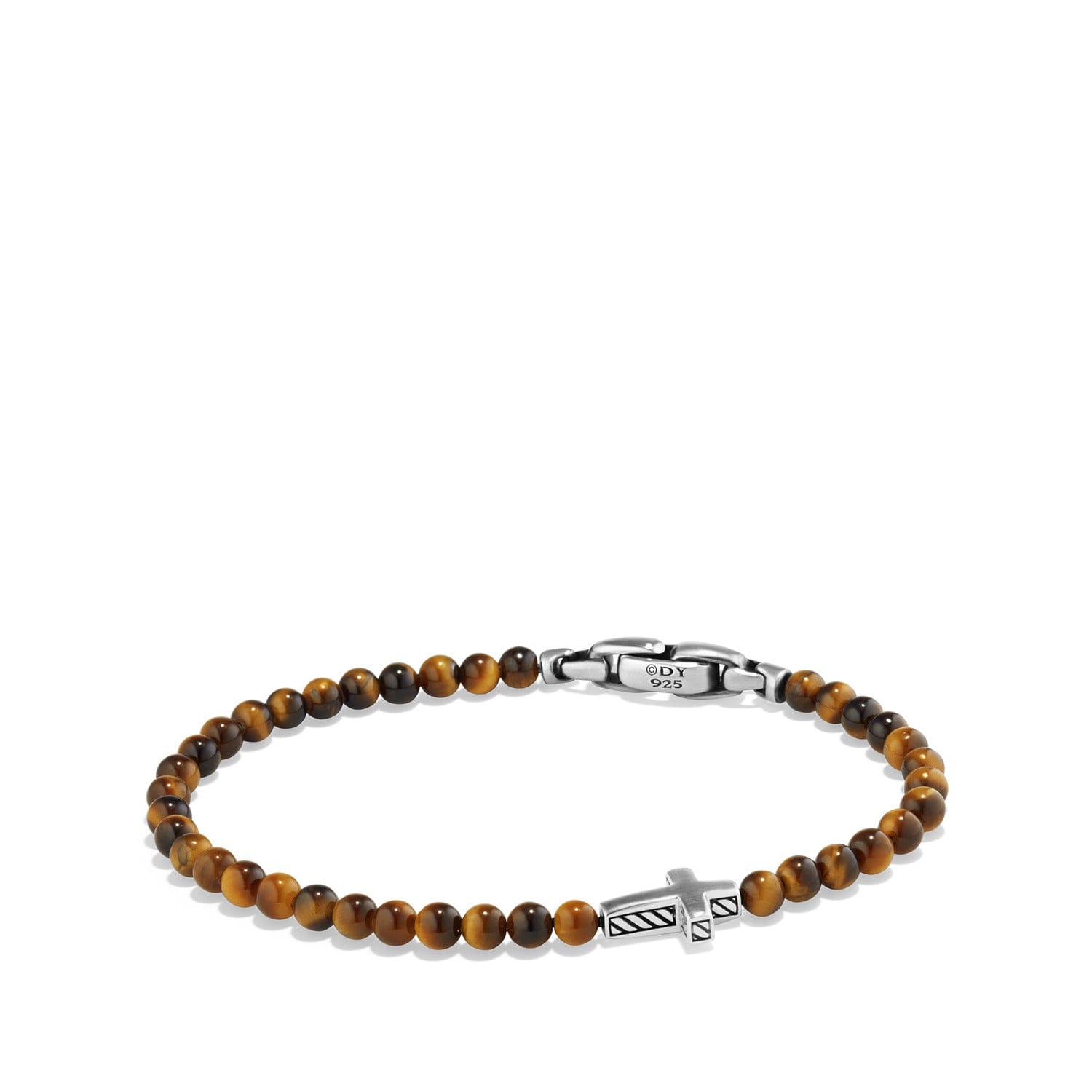 David Yurman Spiritual Beads Cross Station Bracelet with Tigers Eye - B15911MSSBTE