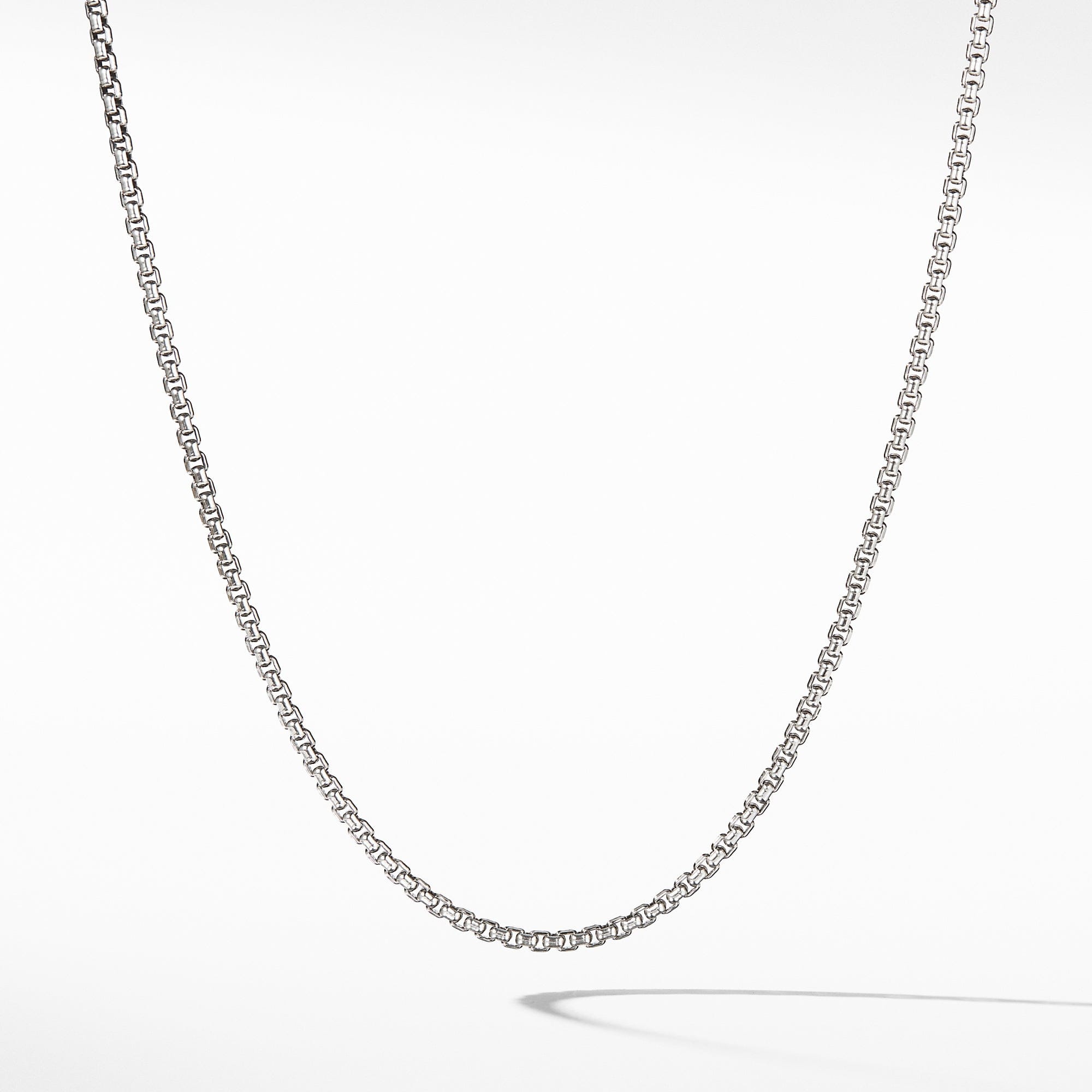 David Yurman Small Box Chain Necklace with Gold, 32" - CH0104 S432