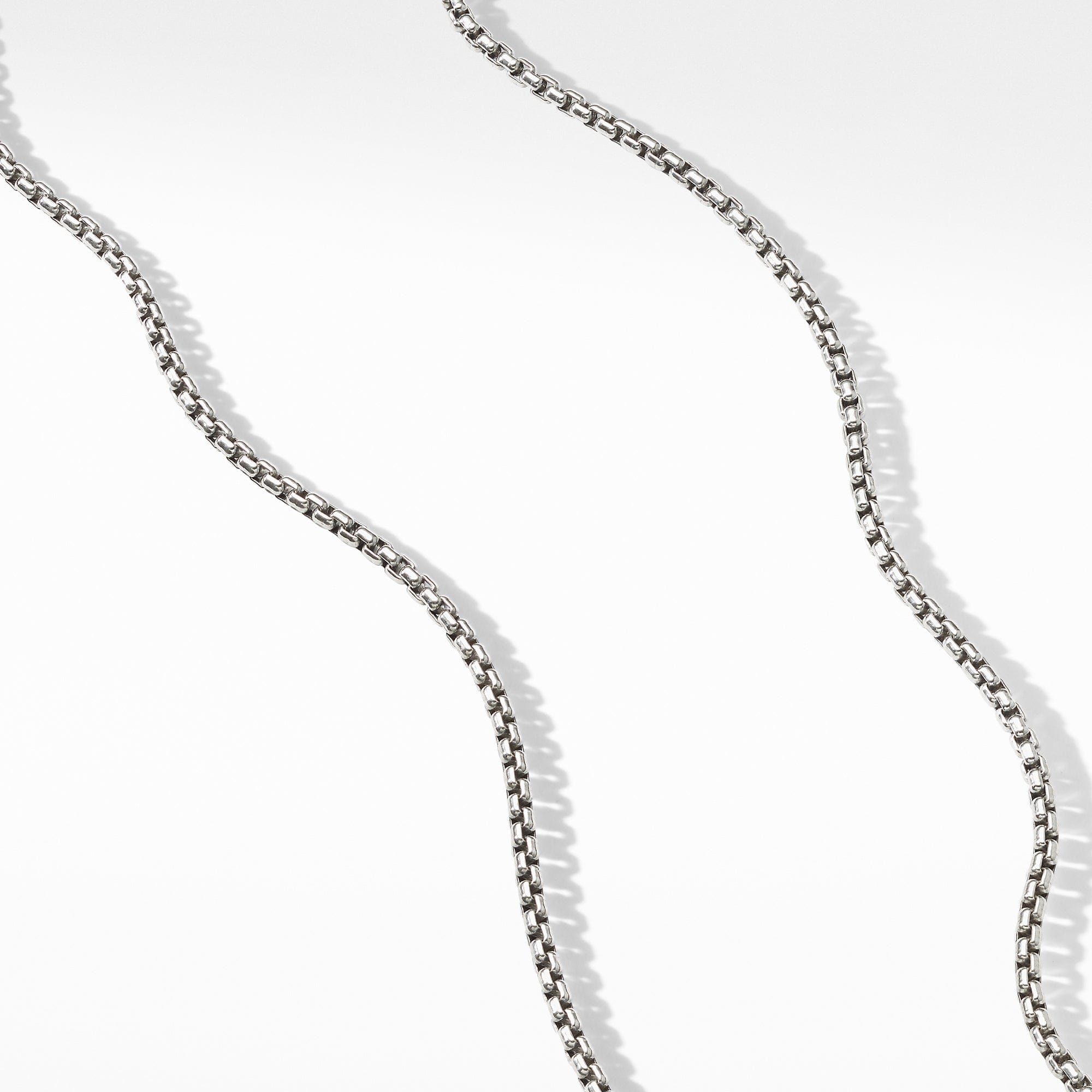 David Yurman Small Box Chain Necklace with Gold, 32" - CH0104 S432