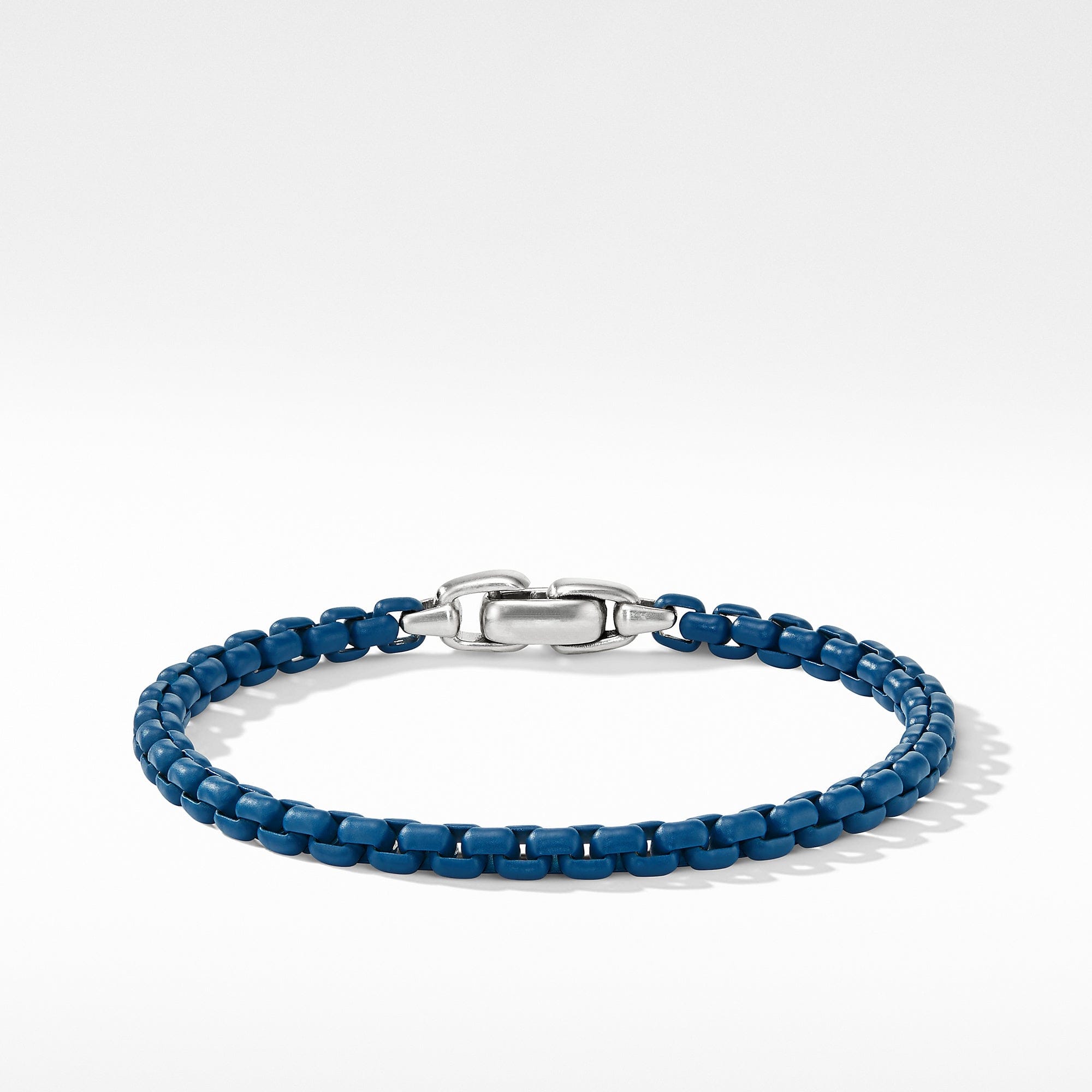 David Yurman Box Chain Bracelet in Blue - BC0444MSEBBLU