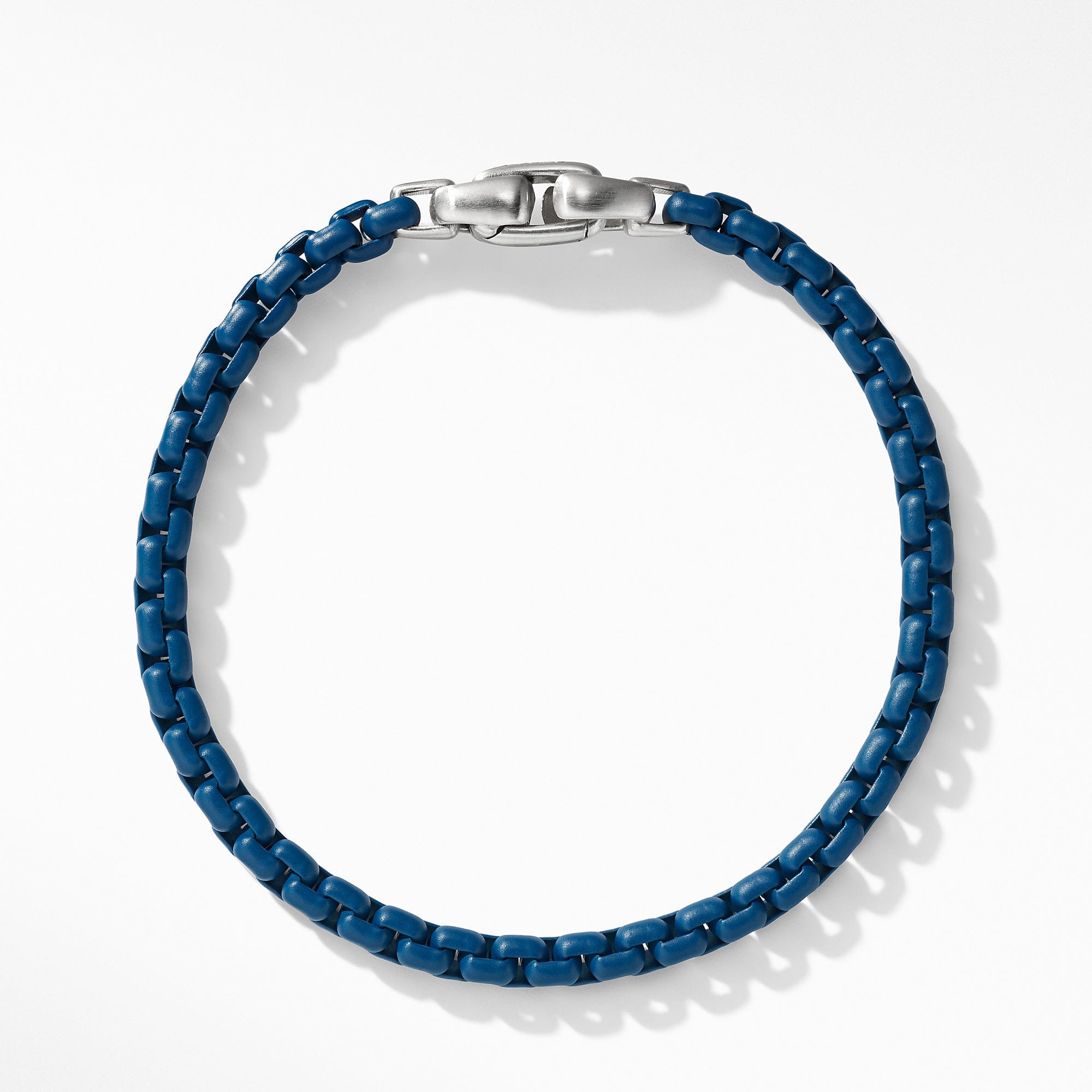 David Yurman Box Chain Bracelet in Blue - BC0444MSEBBLU