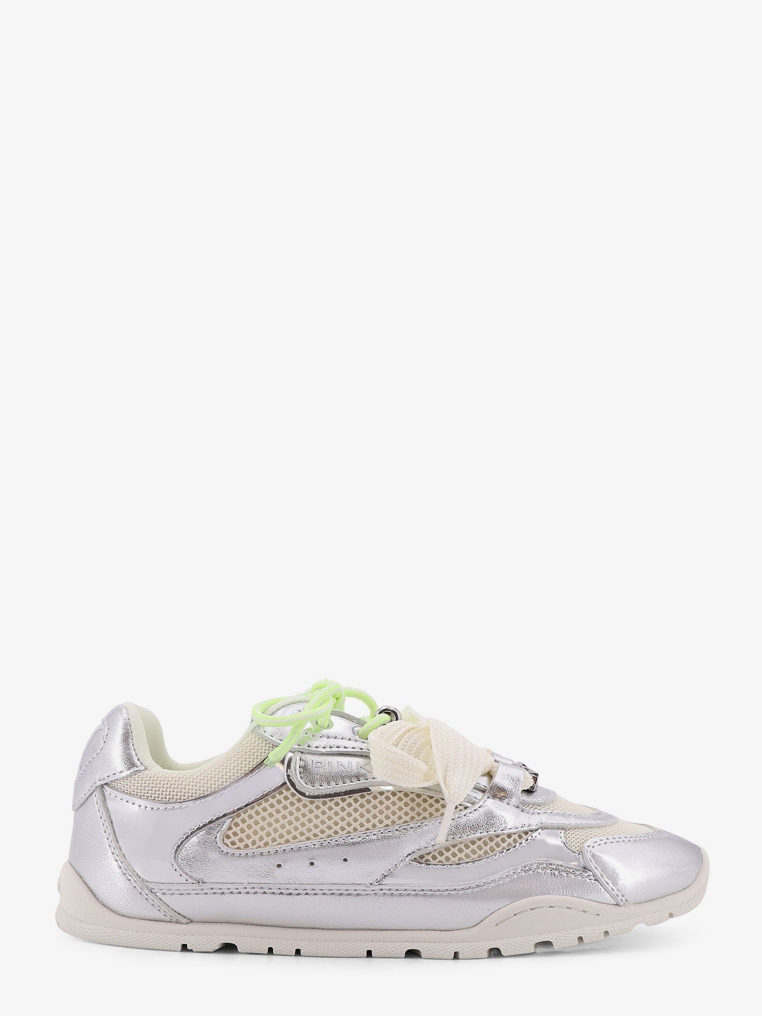PINKO Yulia mesh sneakers with leather inserts